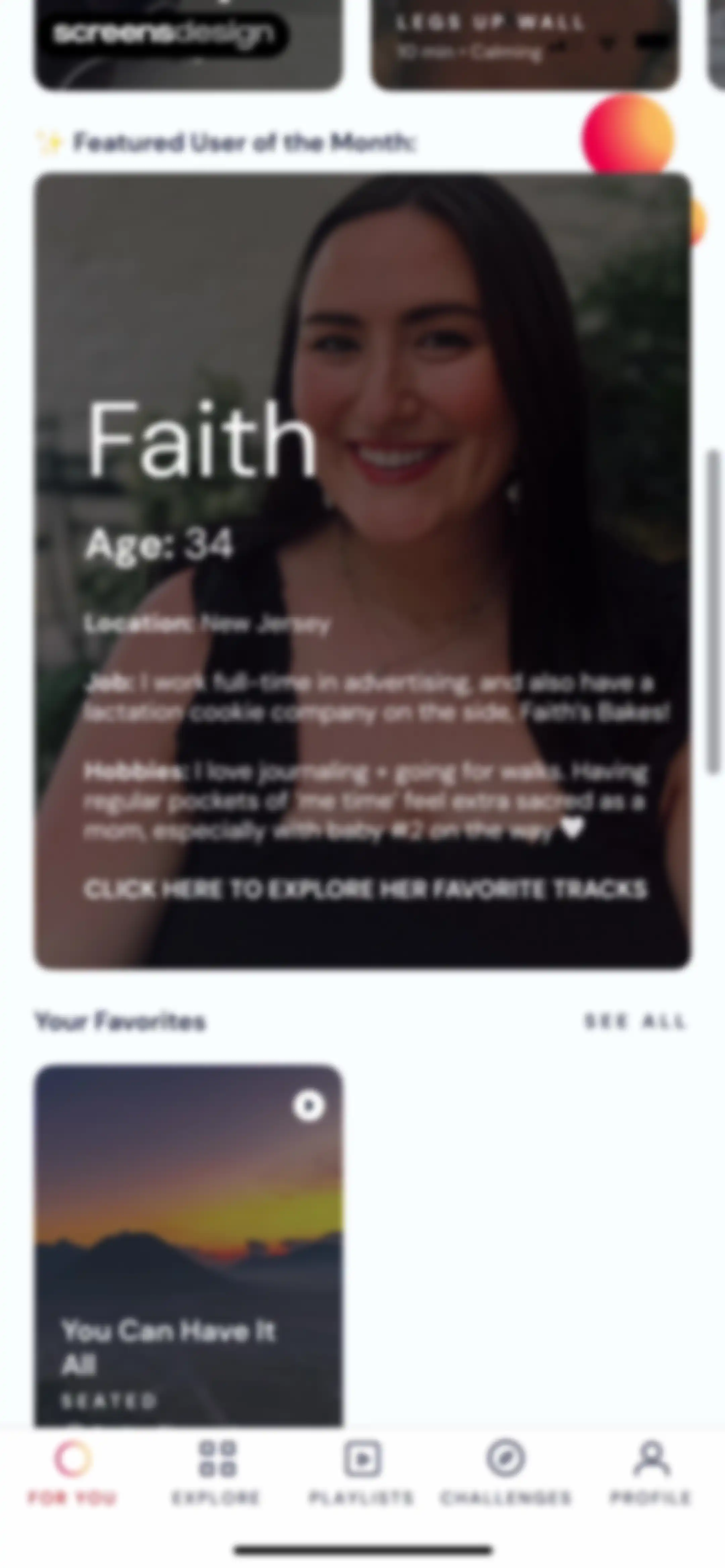 Activations: Daily Motivation screen 43