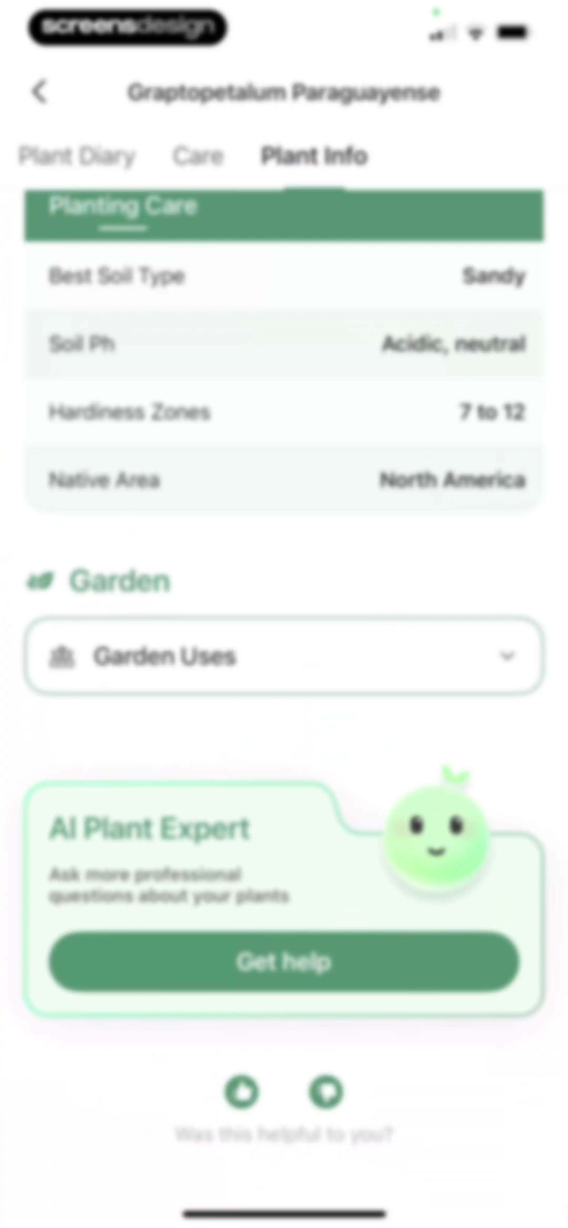 Verde Finder : identify plants screen 72
