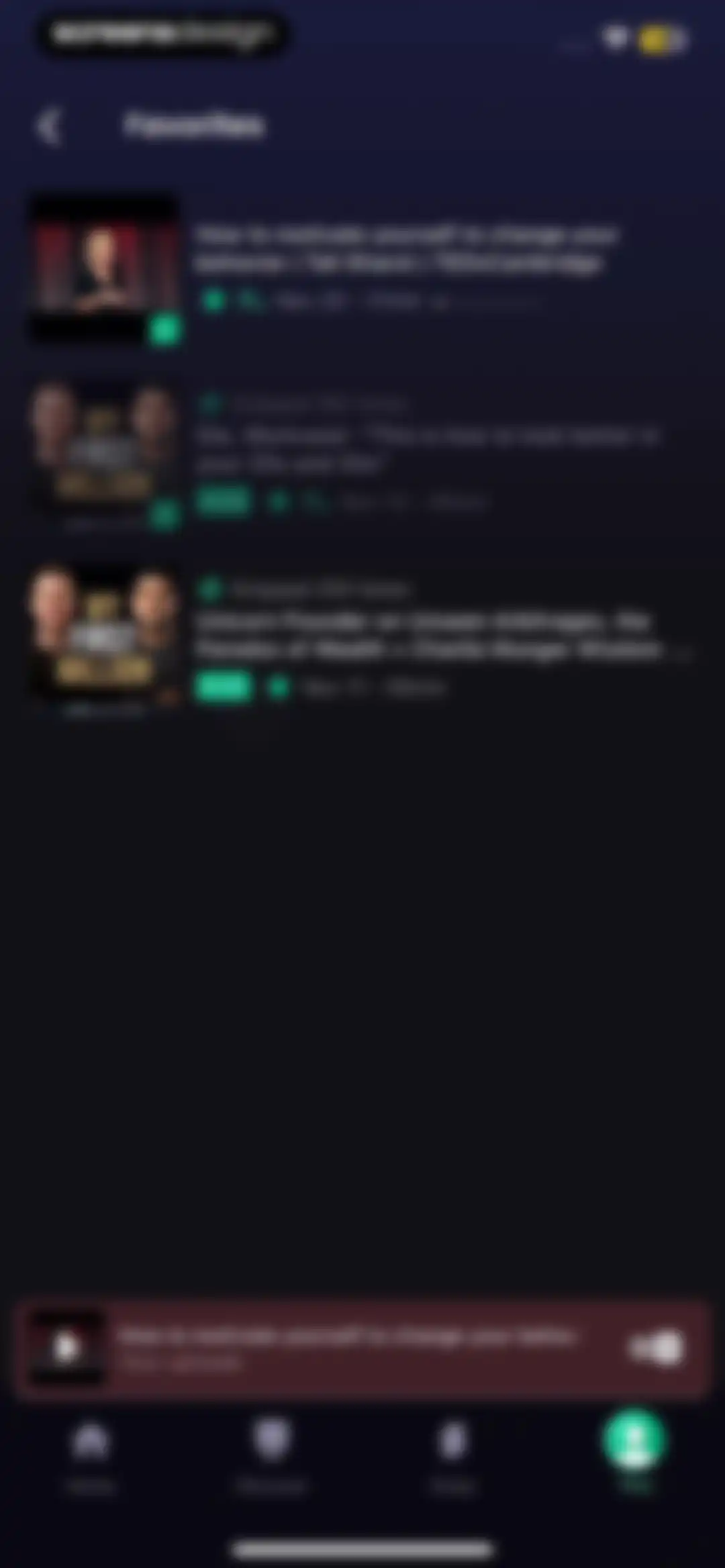 Snipd | AI Podcast Player screen 170