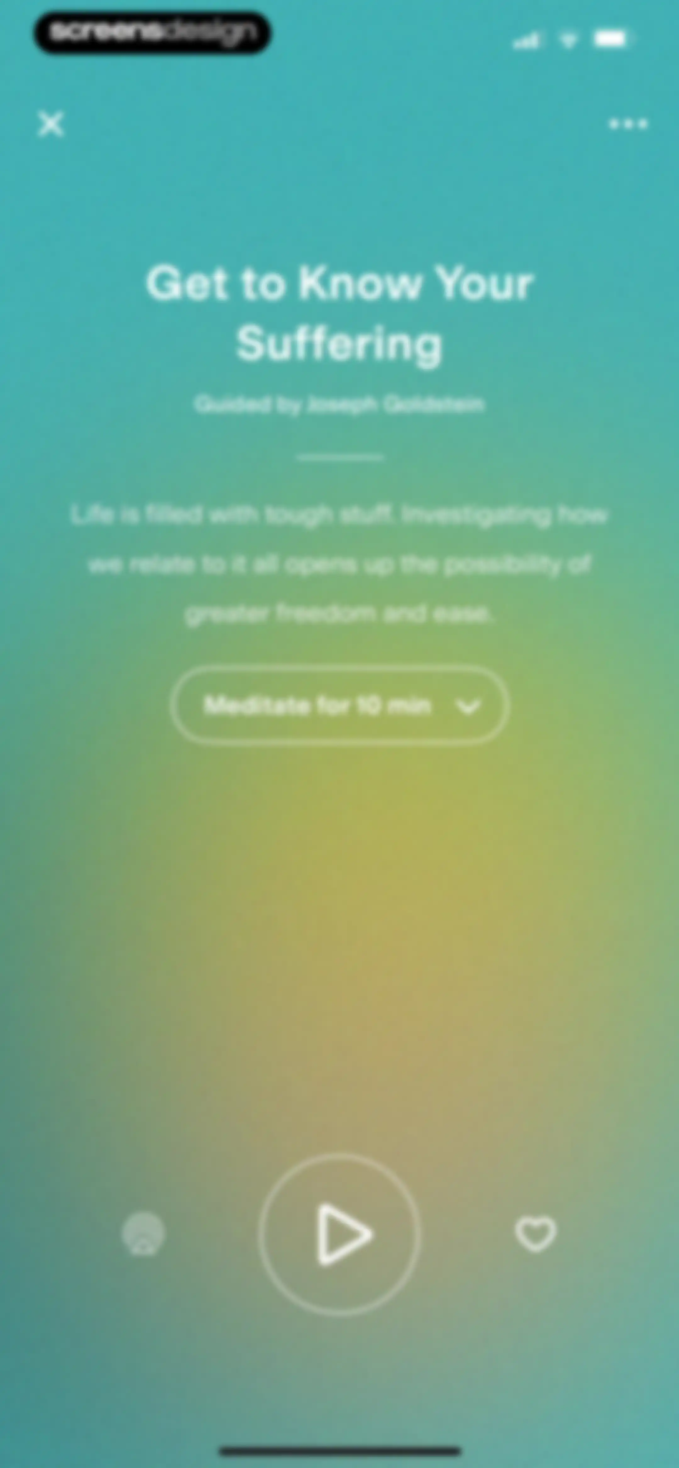 Happier Meditation screen 108