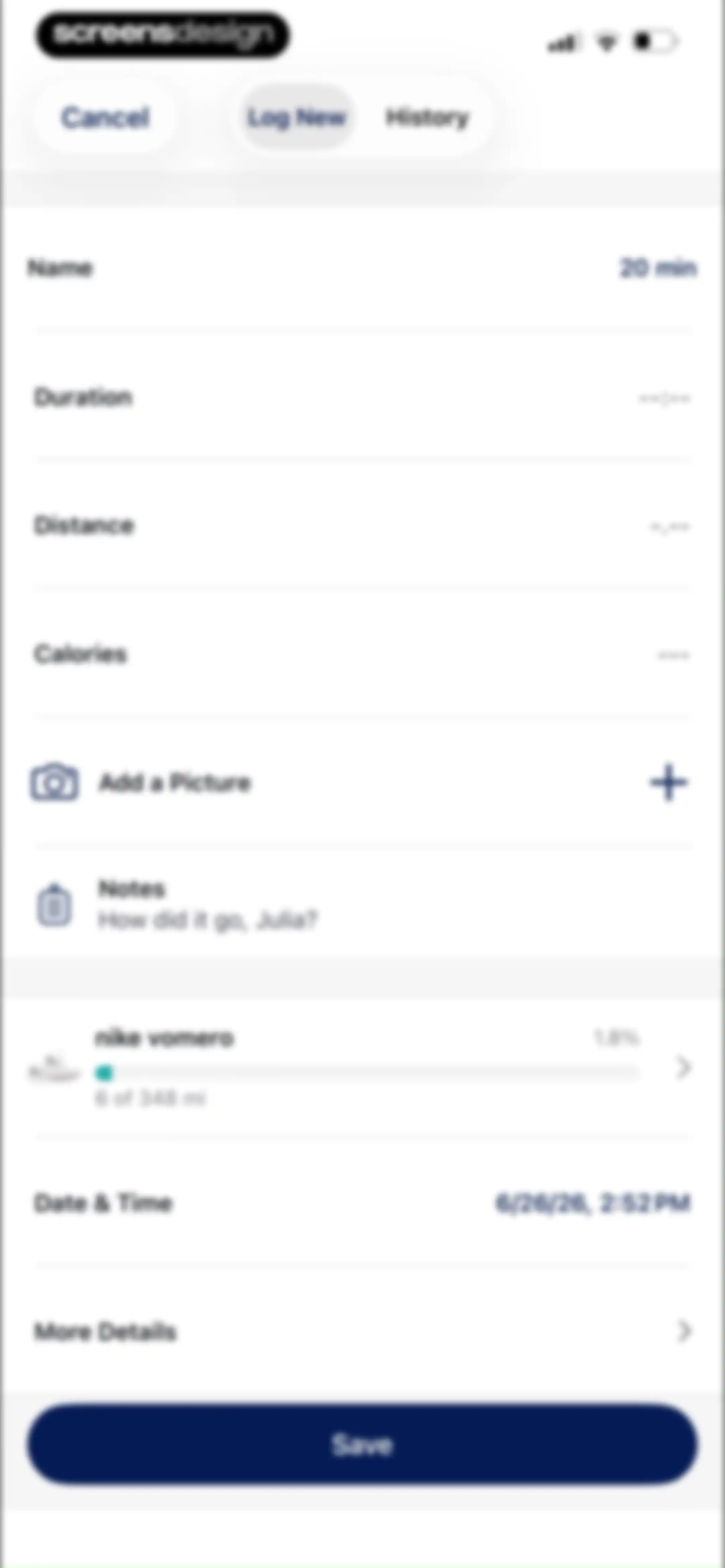 ASICS Runkeeper—Run Tracker screen 188