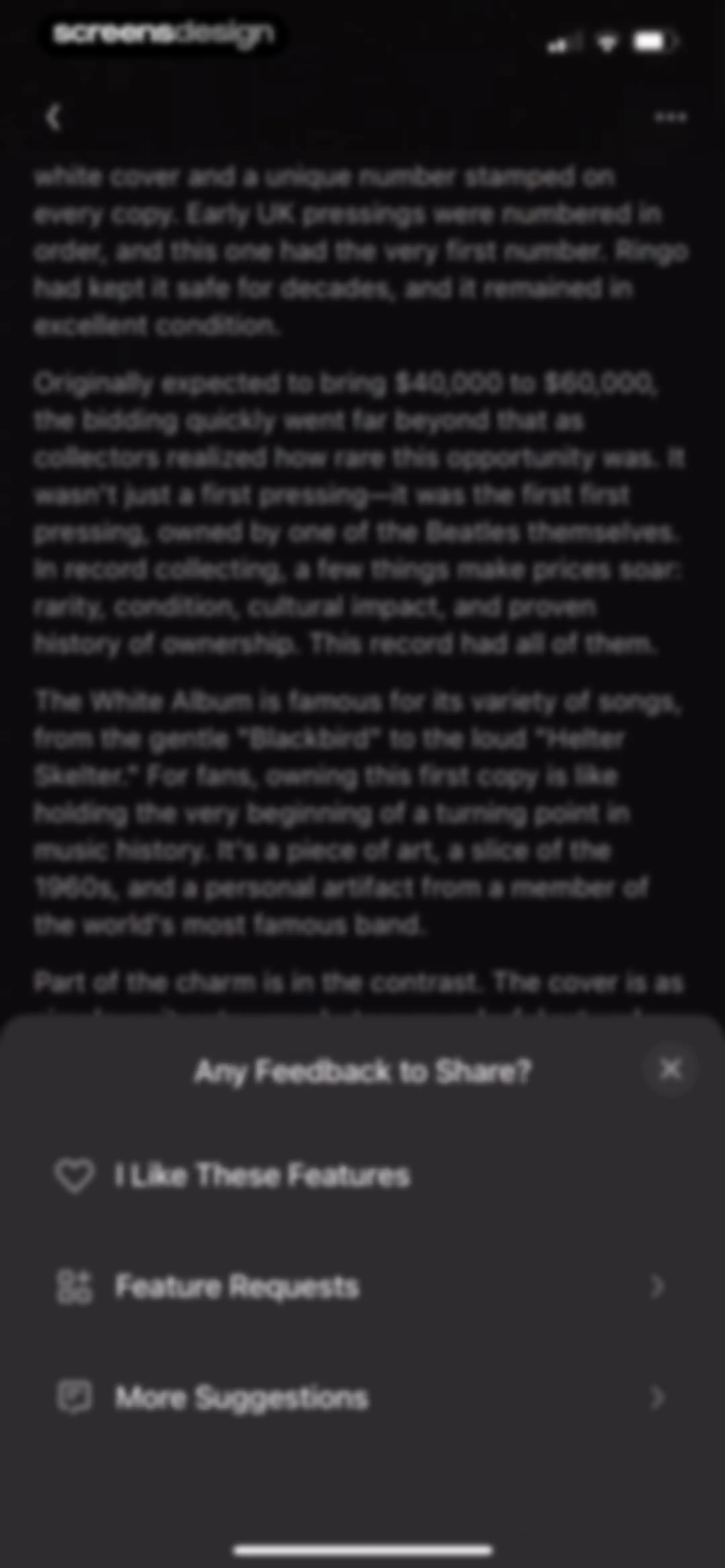 VinylSnap: Scan & Value Record screen 46