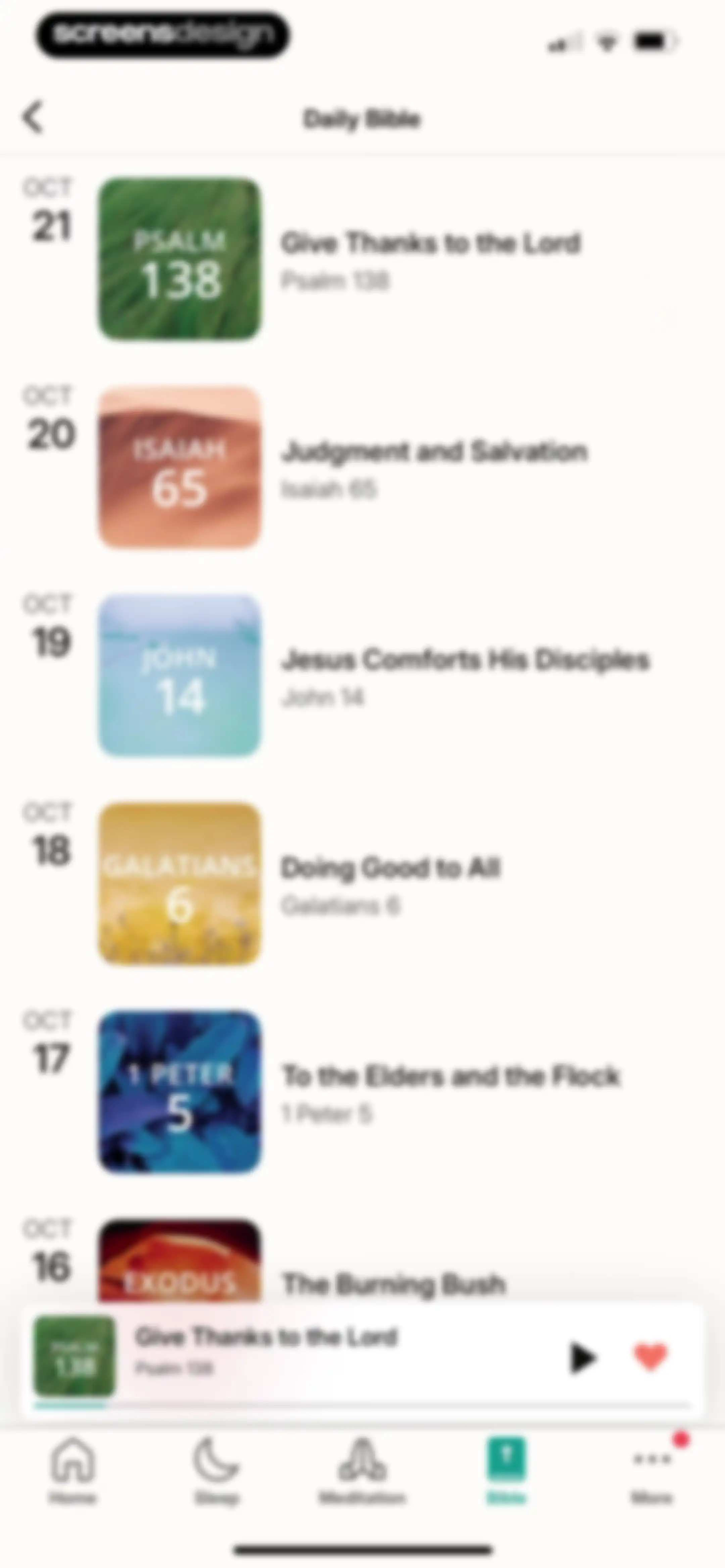 Abide: Bible Prayer Meditation screen 80