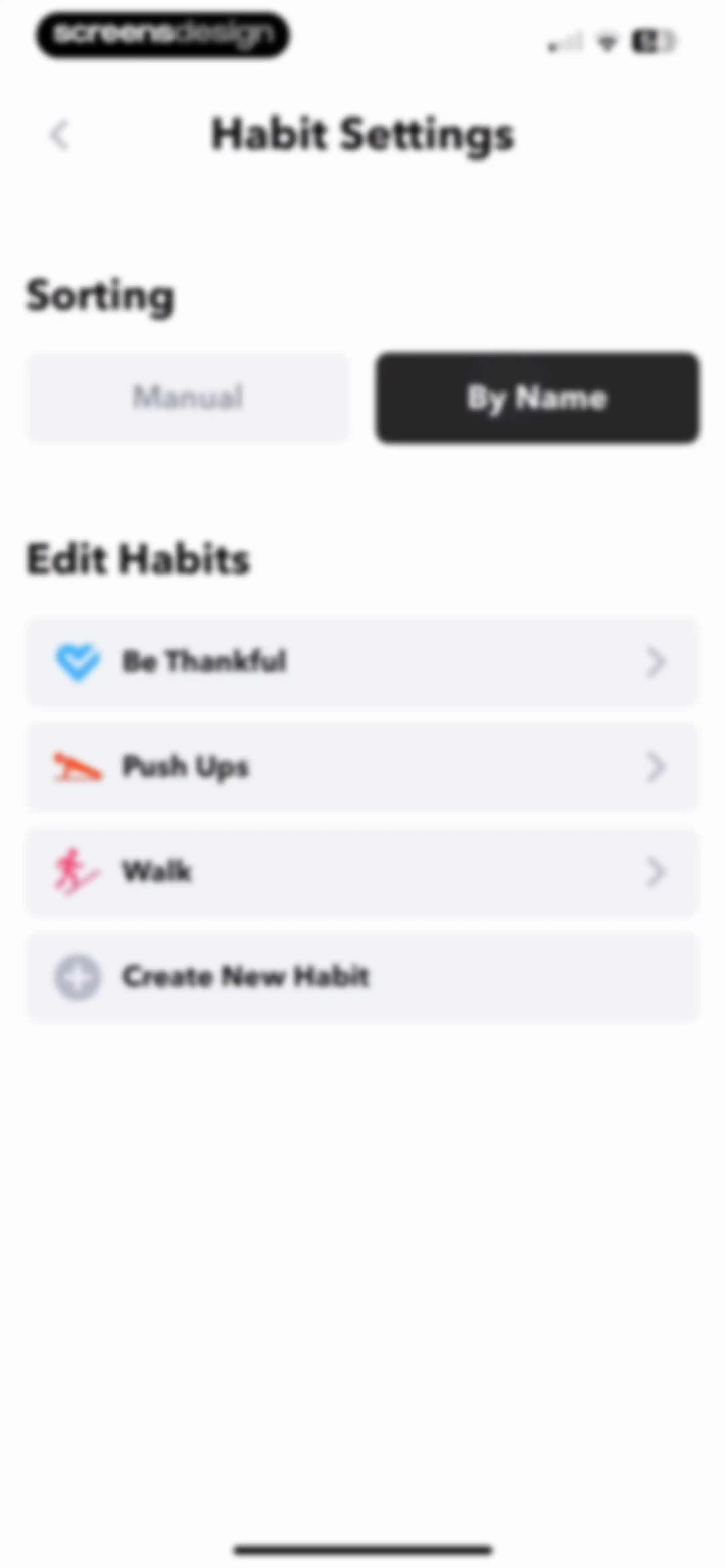 HabitMinder • Habit Tracker screen 81