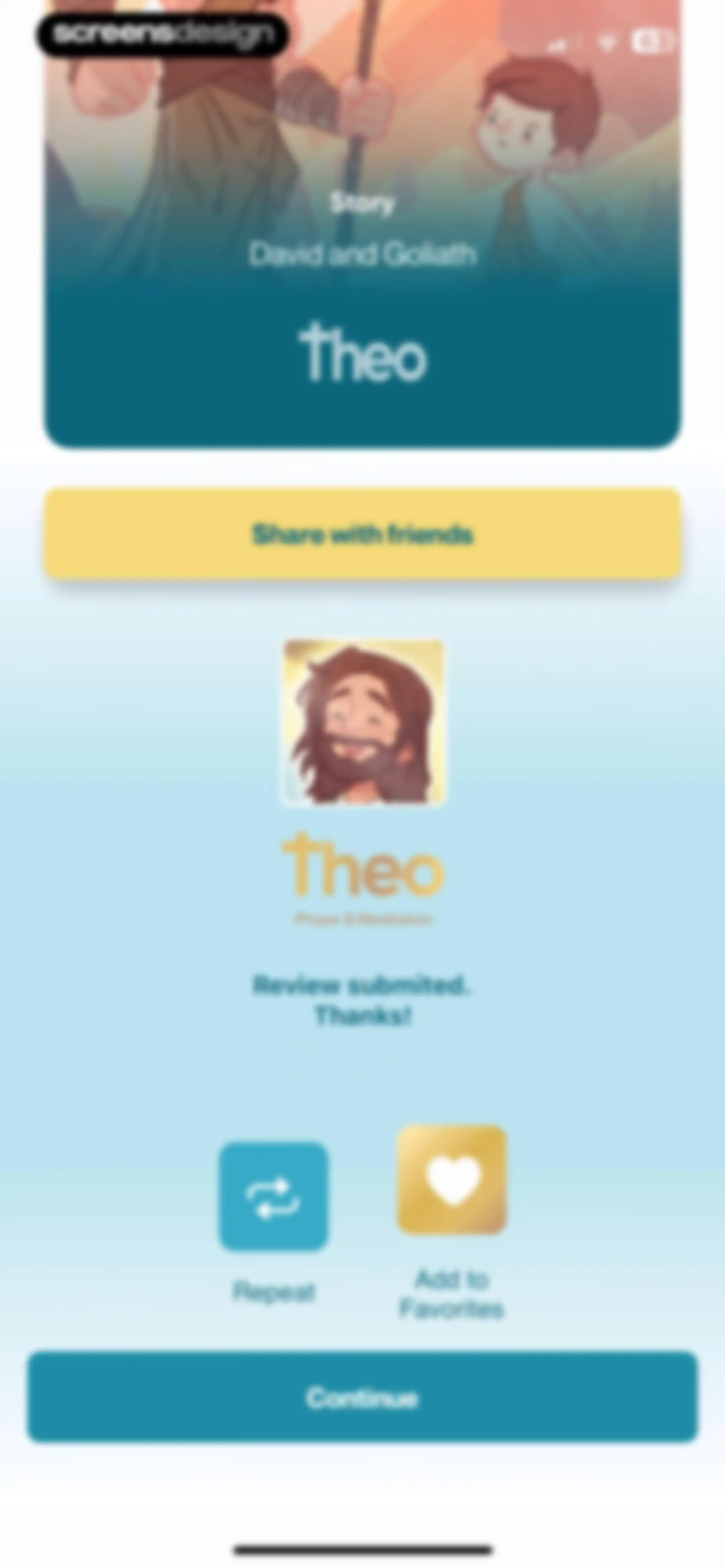 Theo: Prayer & Meditation screen 66