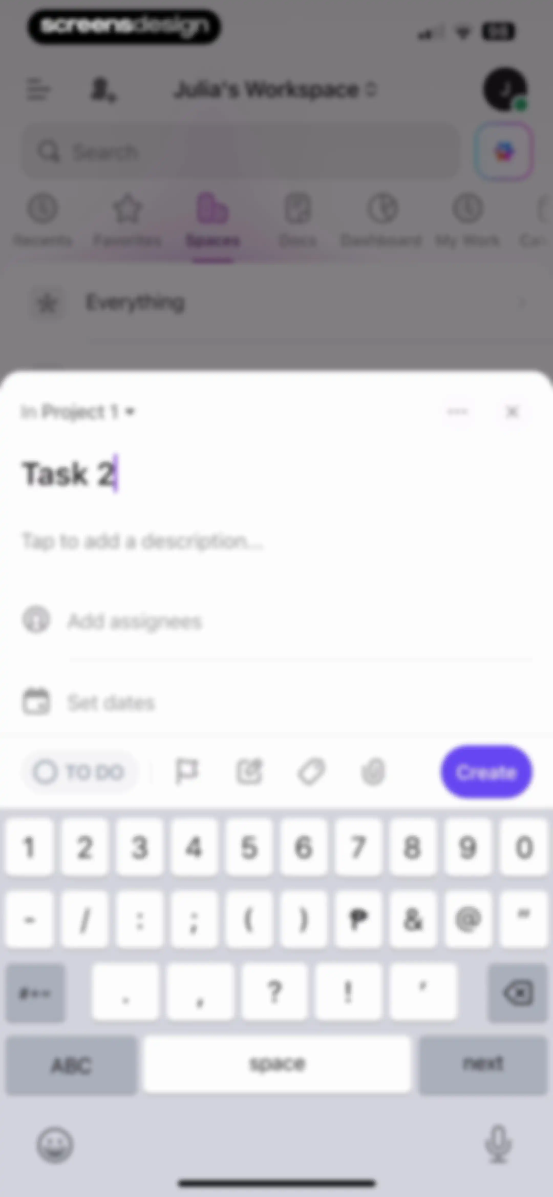 ClickUp: Tasks, Chat, Docs, AI screen 154