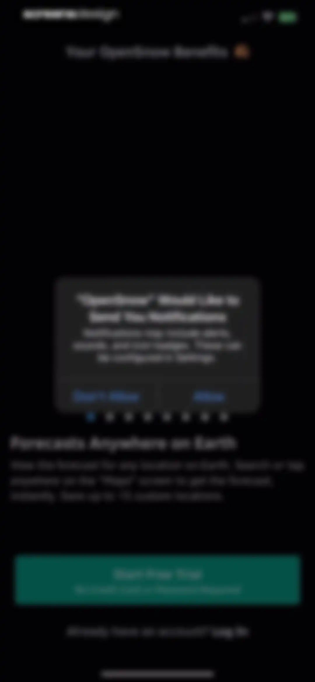OpenSnow screen 2