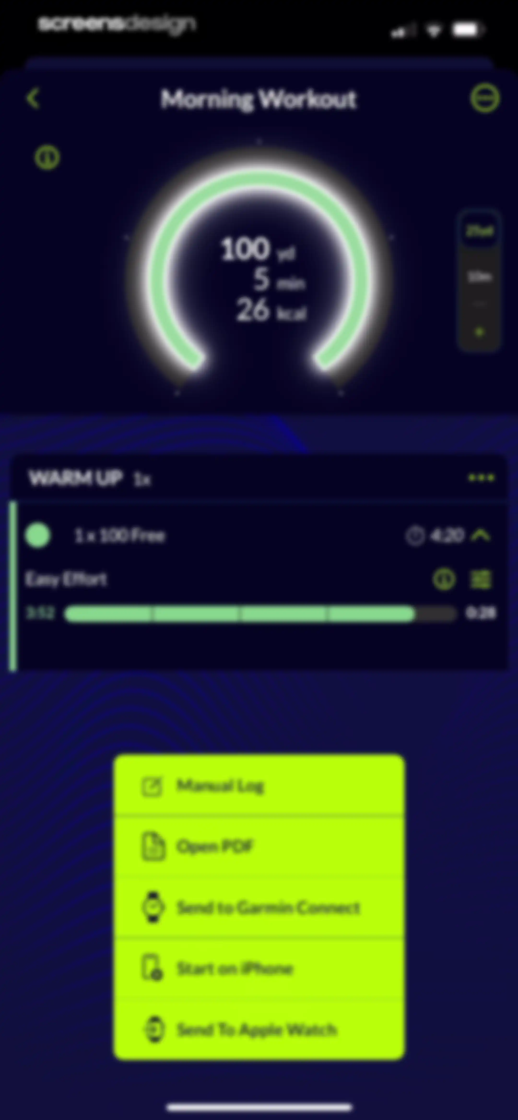 MySwimPro: #1 Swim Workout App screen 127
