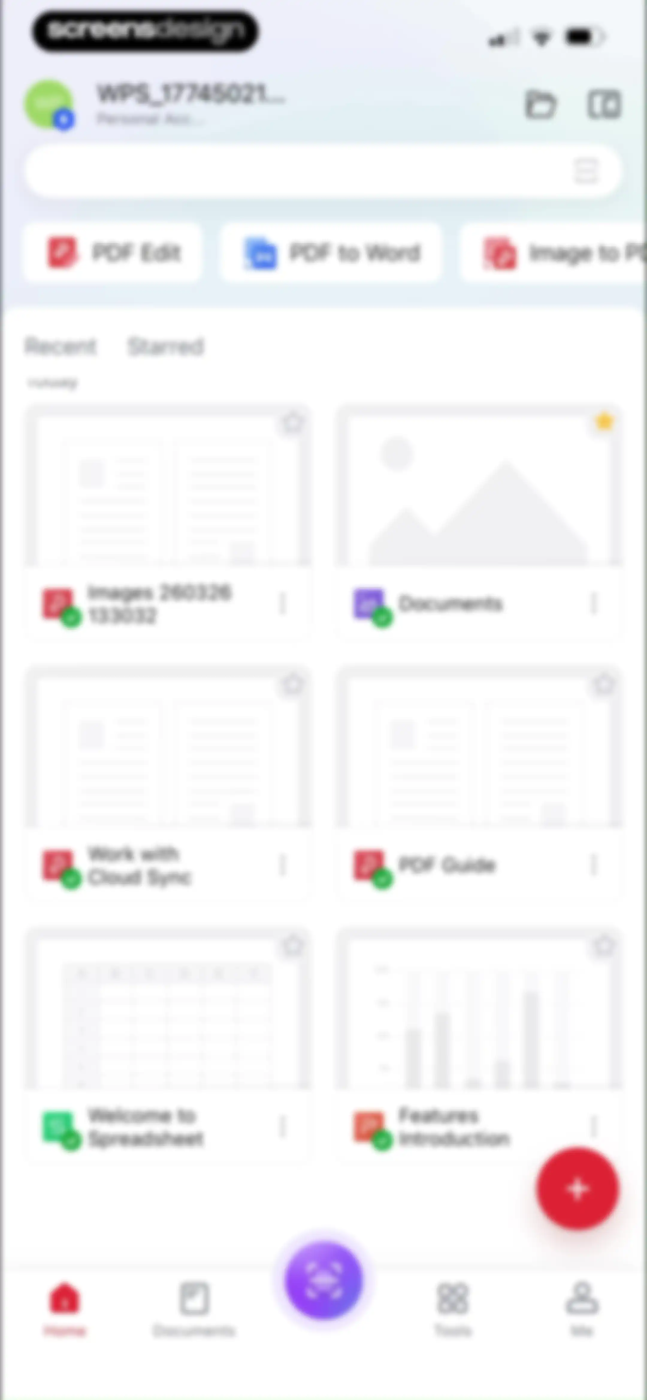 WPS Office-AI Doc, PDF, Sheet screen 180