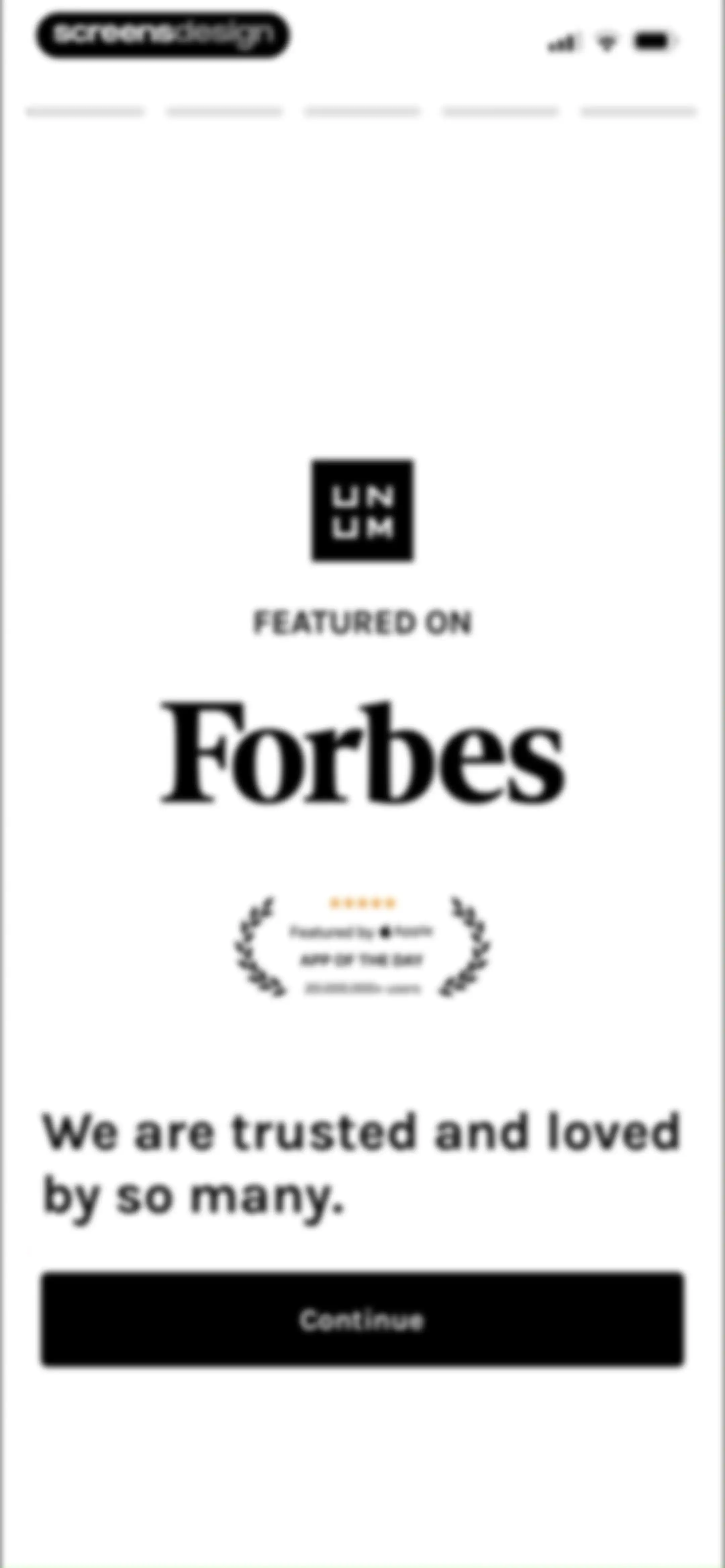 UNUM — Layout & Feed Preview screen 4