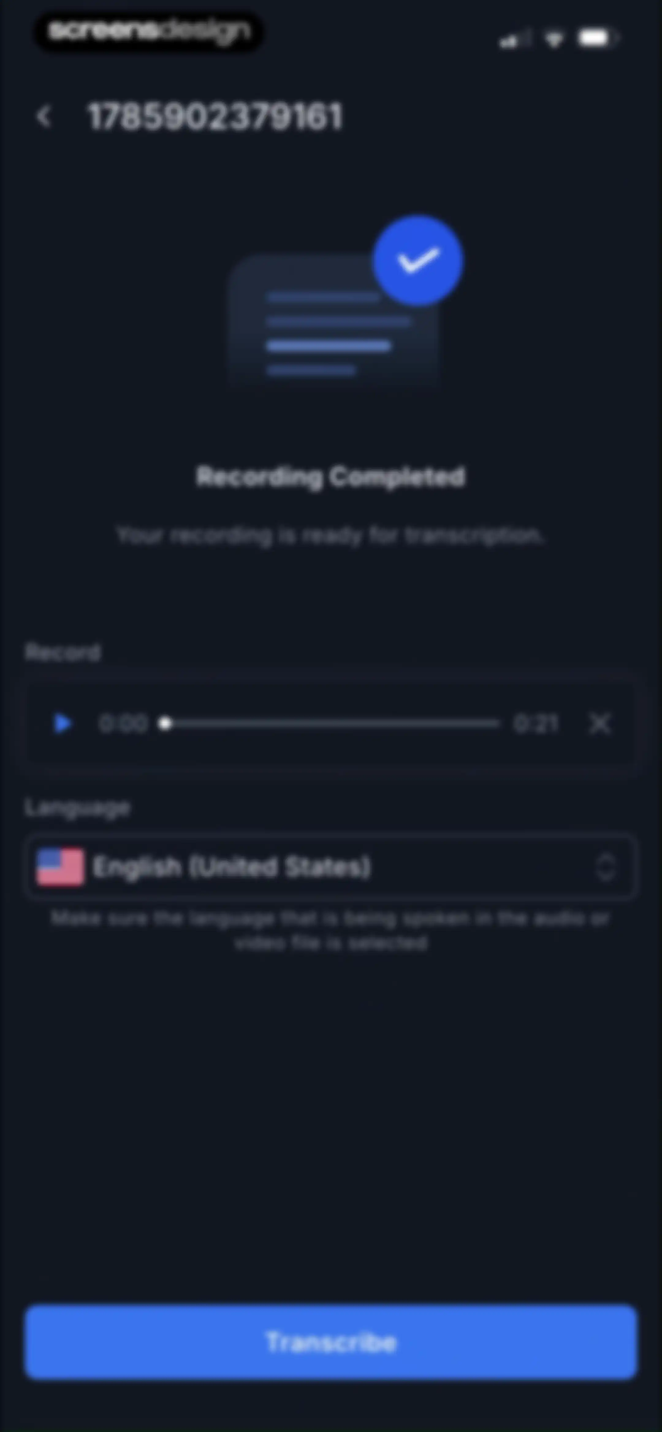 Transkriptor - Speech to Text screen 35