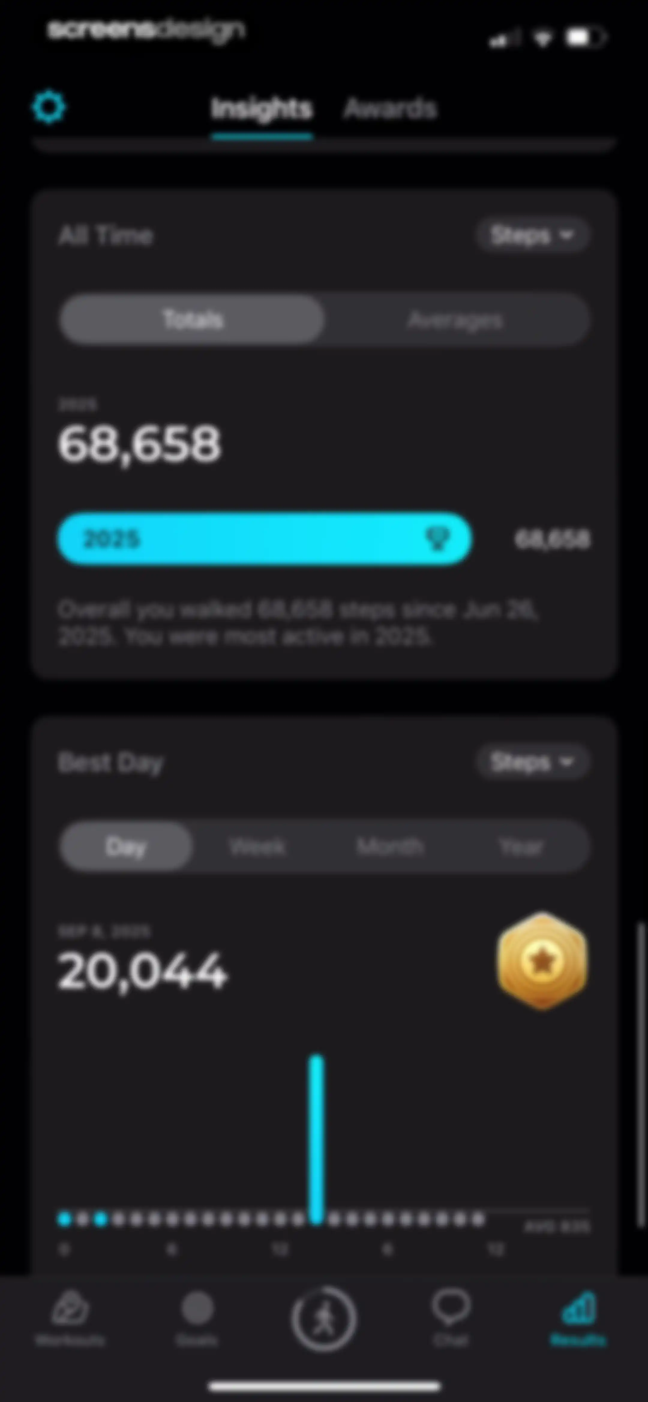 StepsApp Pedometer screen 145