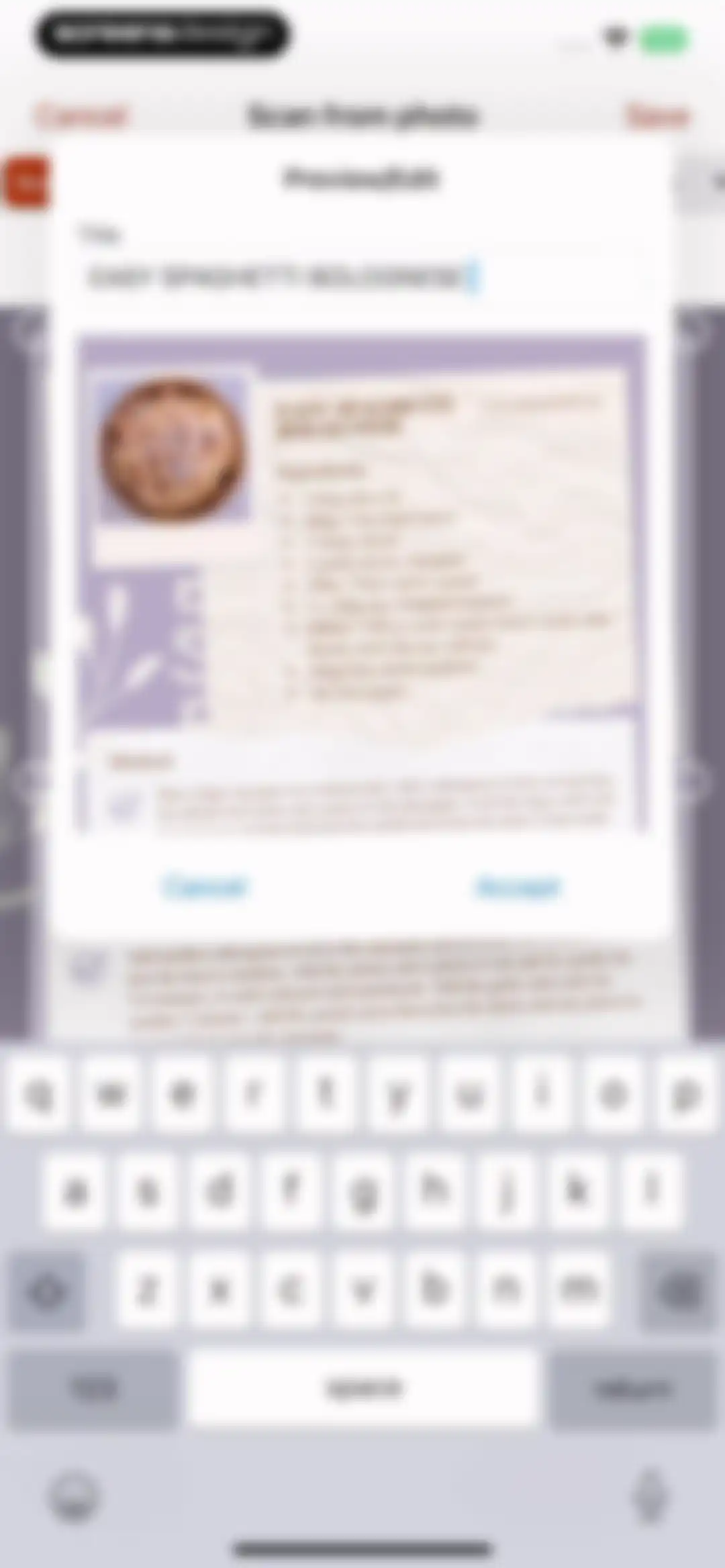 Recipe Keeper screen 14