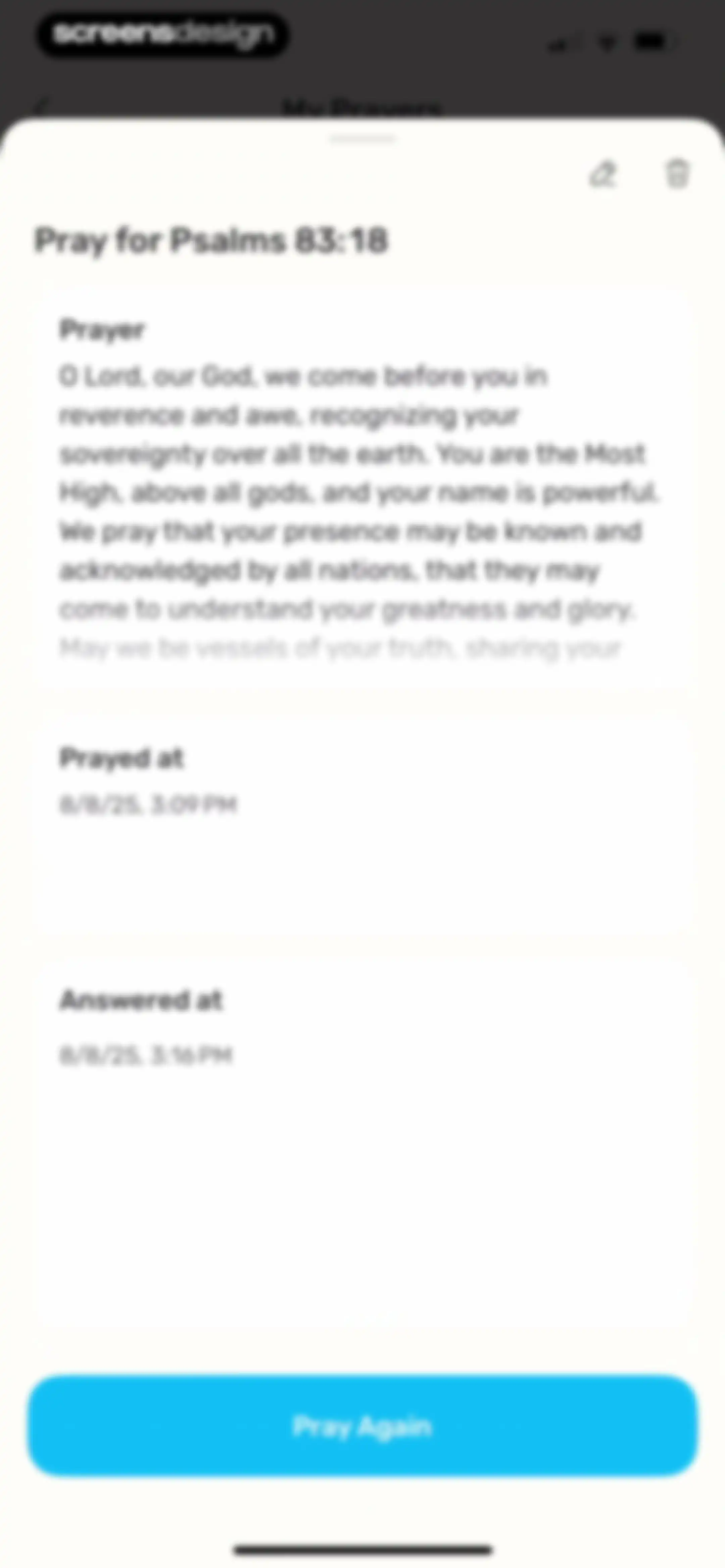 Bible Study - Manna screen 136
