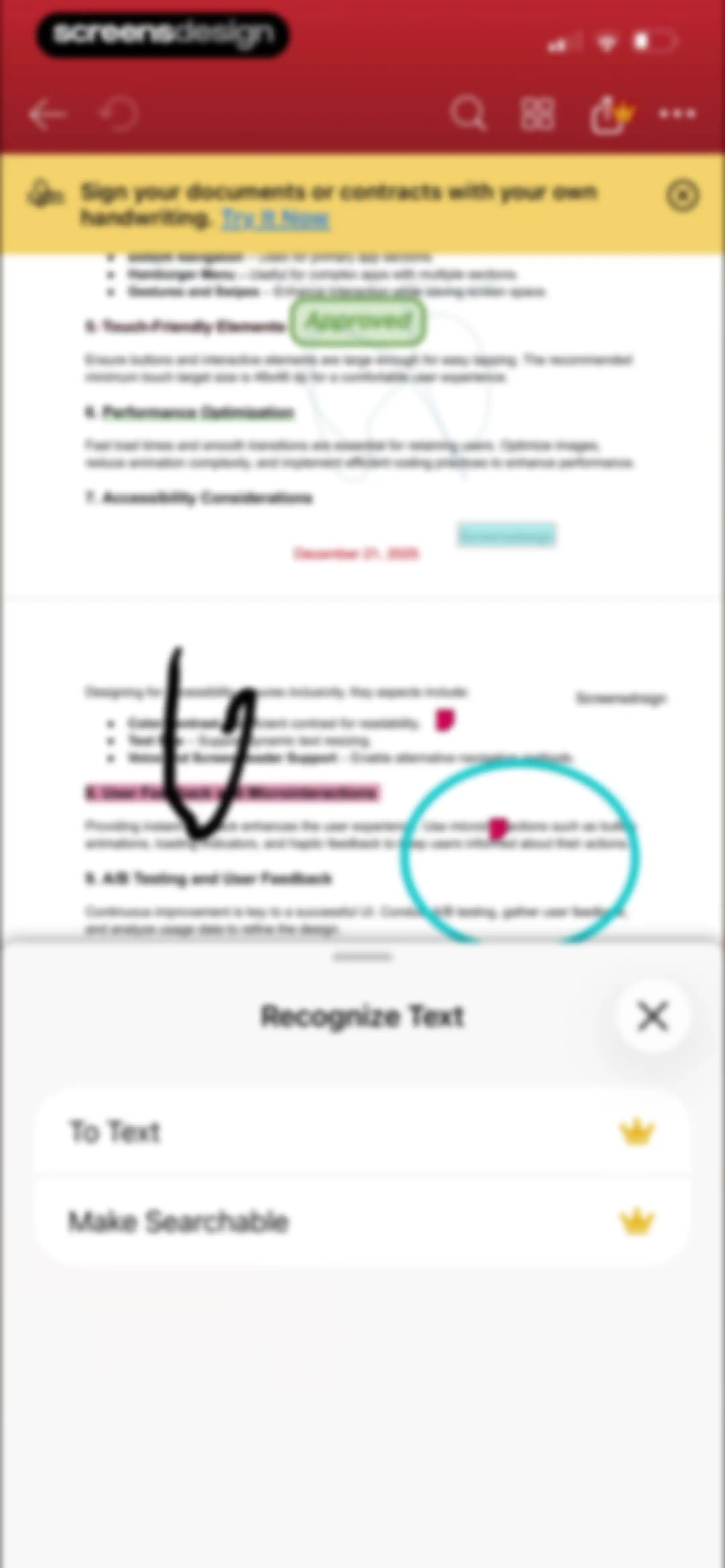 MobiPDF・PDF Text Editor・Reader screen 72