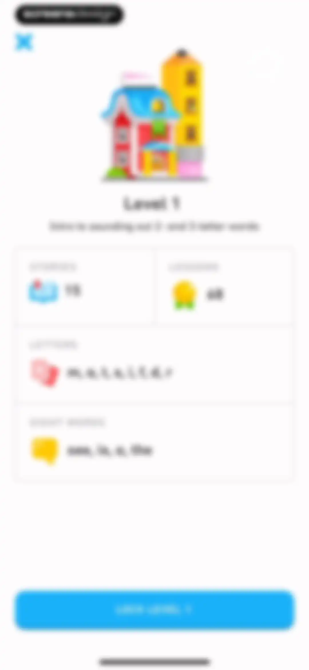 Learn to Read - Duolingo ABC screen 55