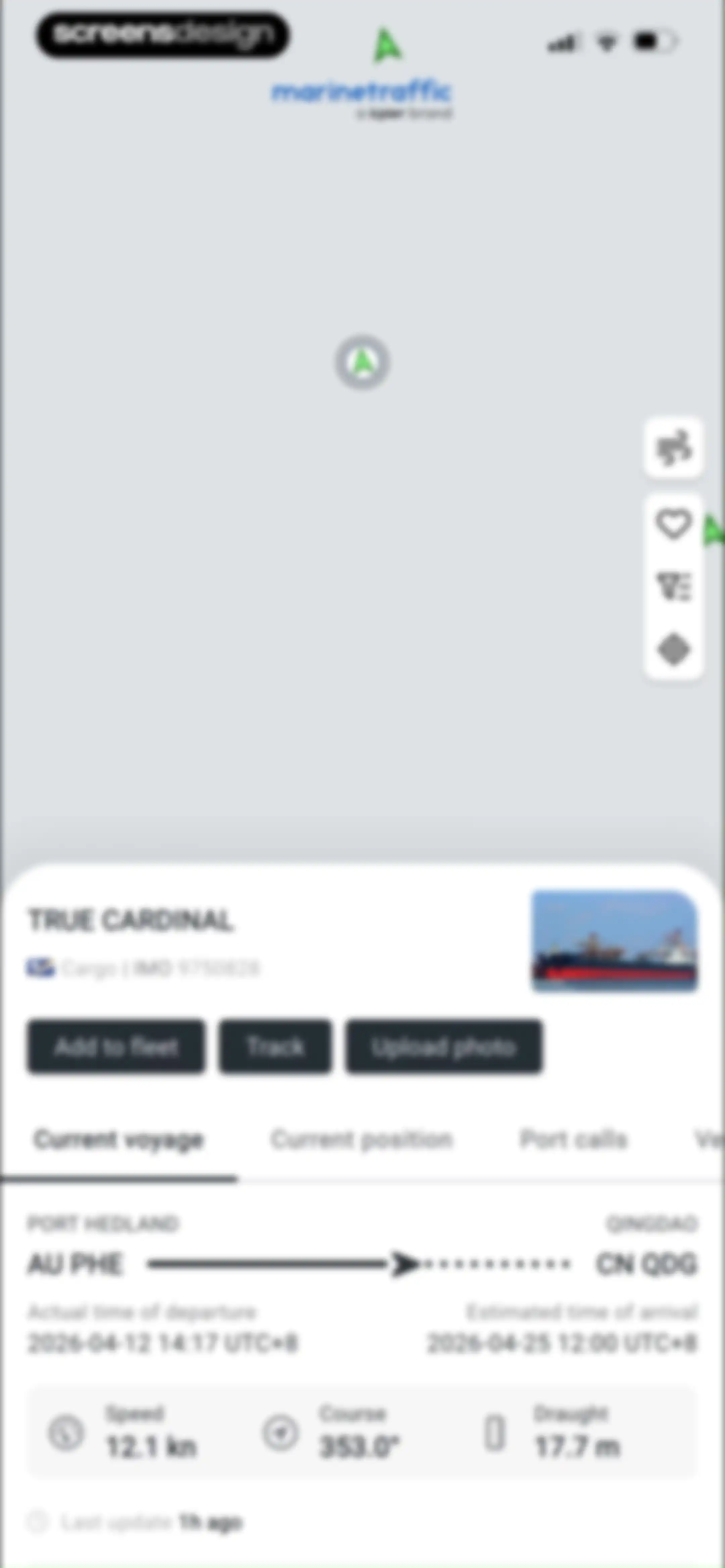 MarineTraffic - Ship Tracking screen 19