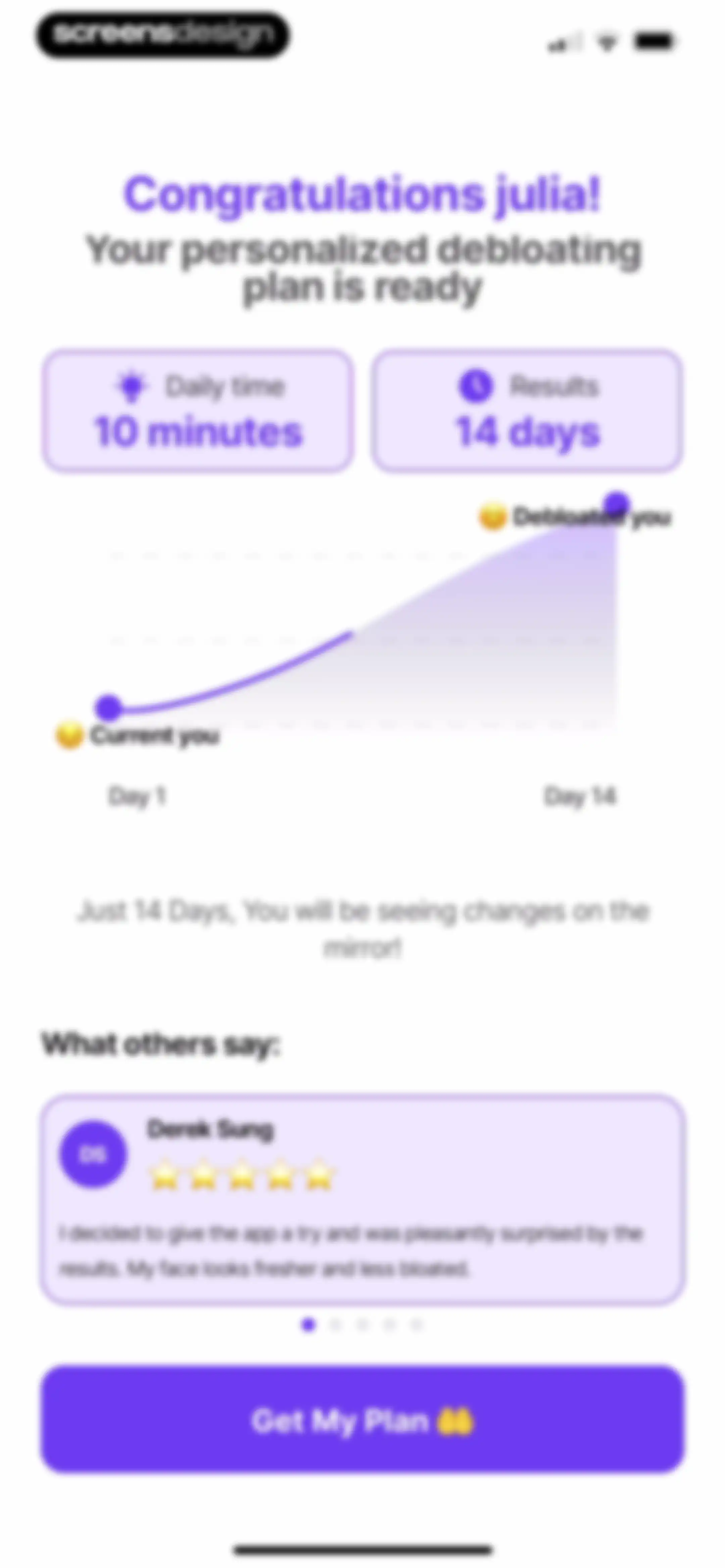 Depuff AI - Debloat your face screen 42