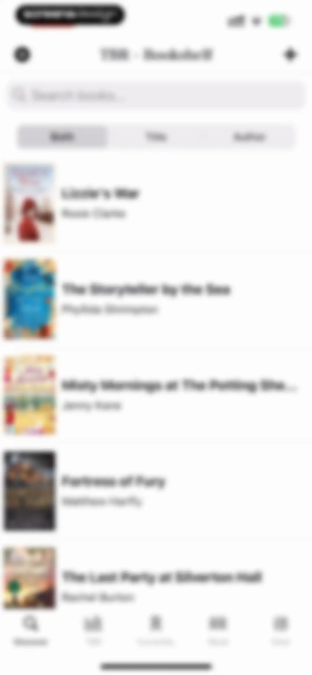 TBR - Bookshelf screen 29