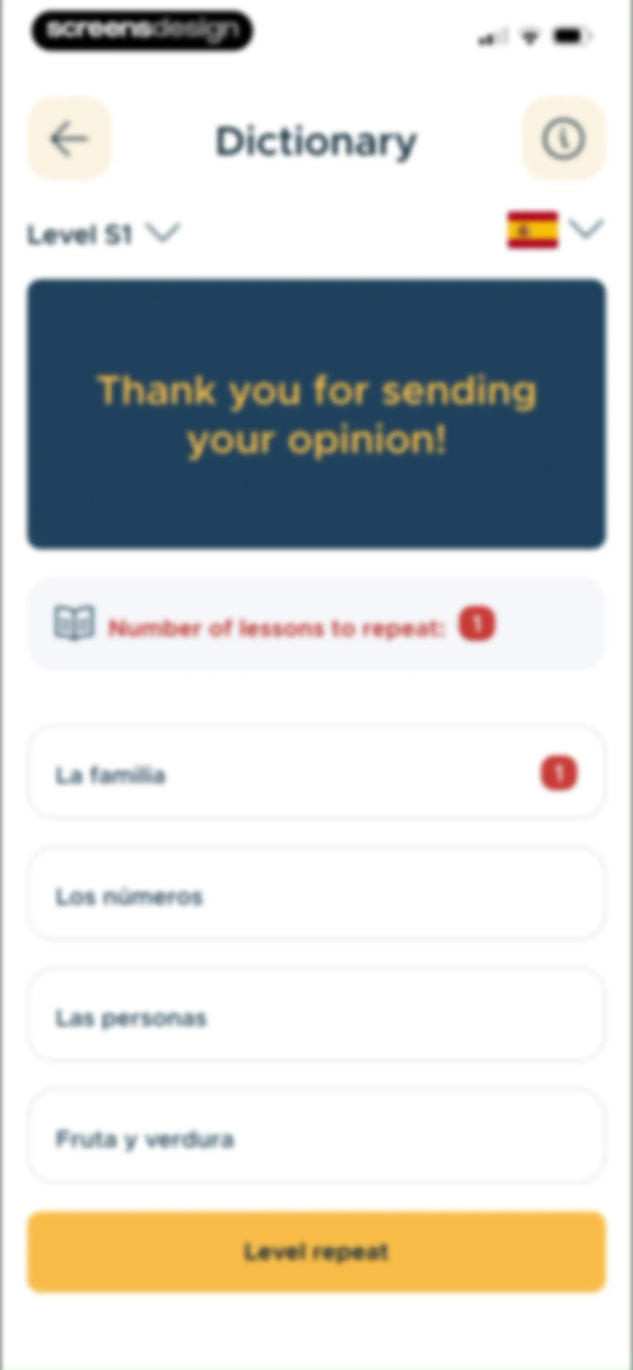 BeeSpeaker Learn English screen 106
