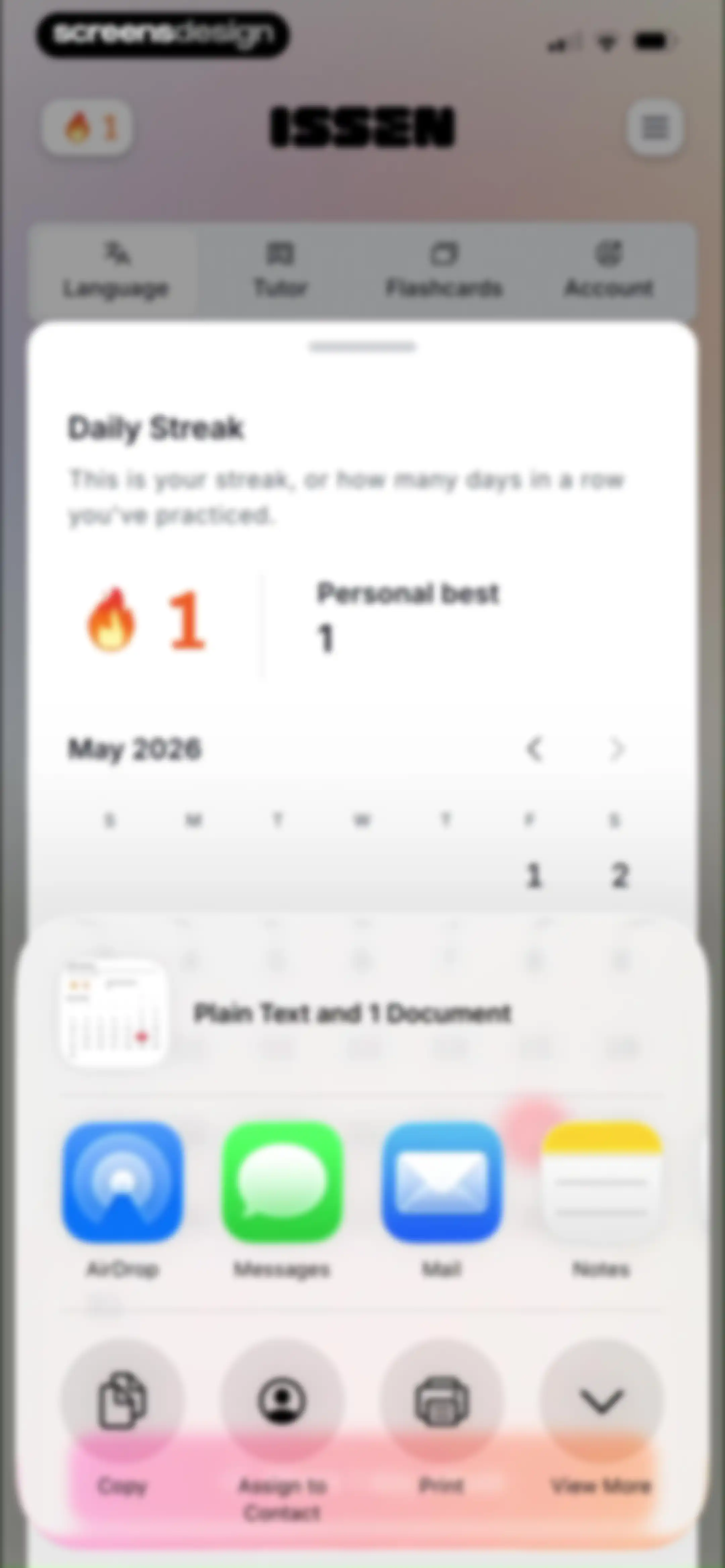 ISSEN - Voice Tutor screen 68