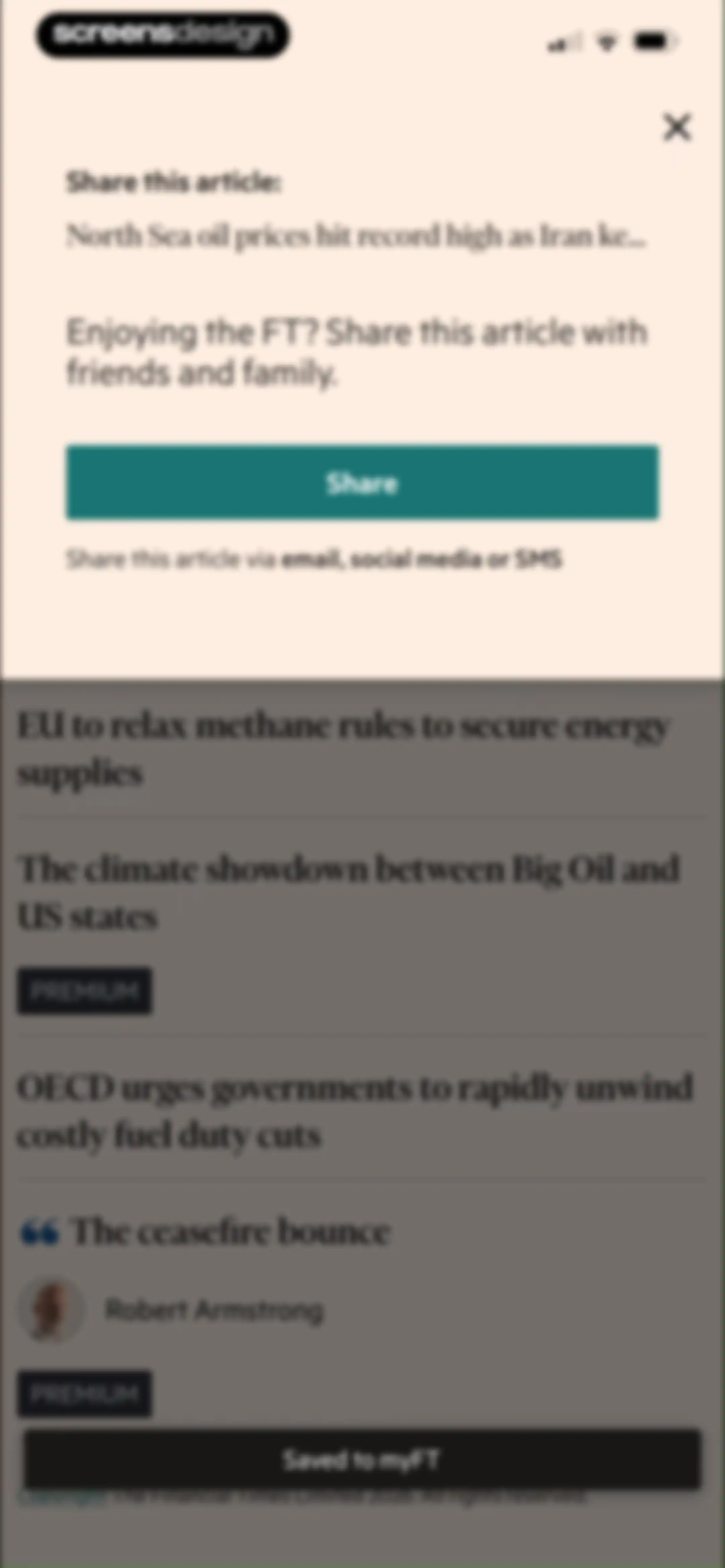 Financial Times: Business News screen 40