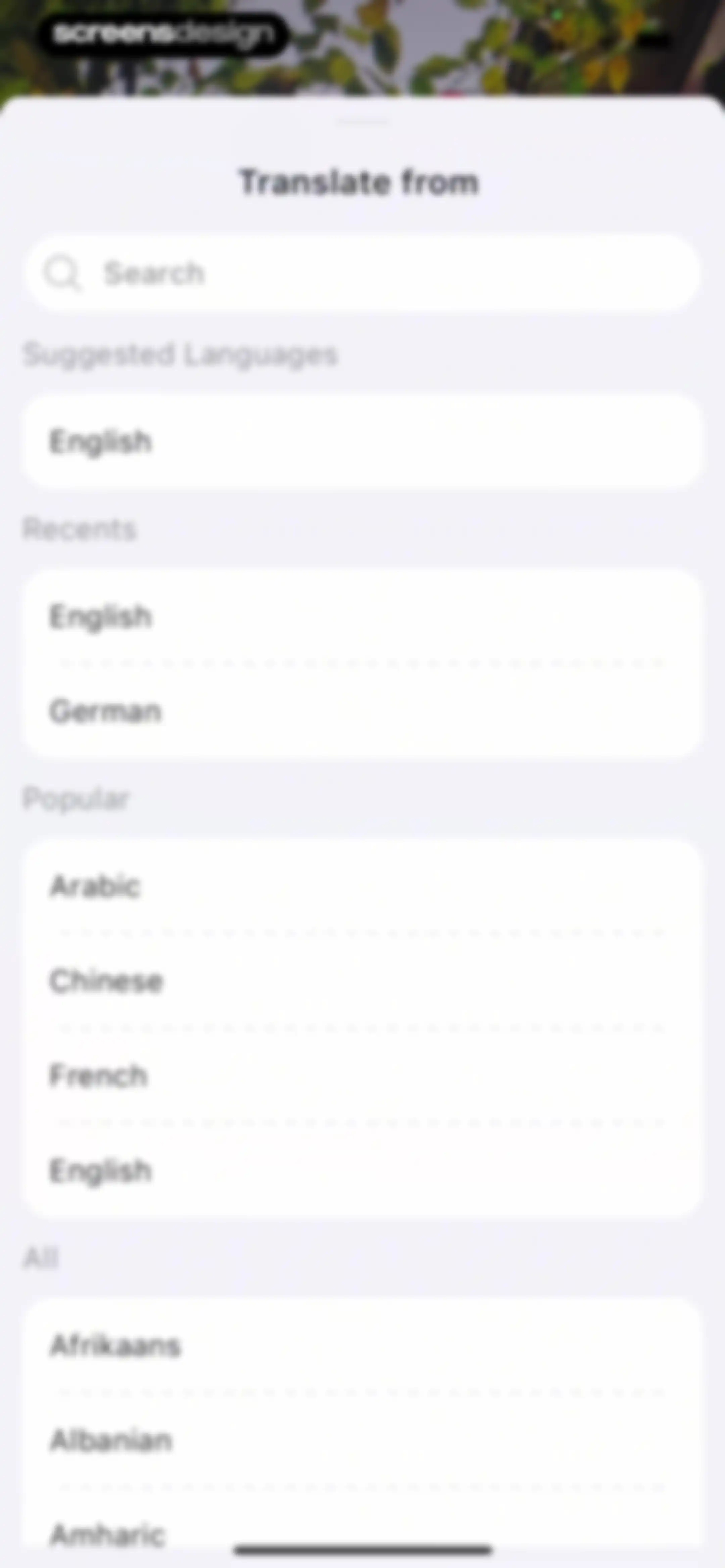 Translate AI - Live Translate screen 30
