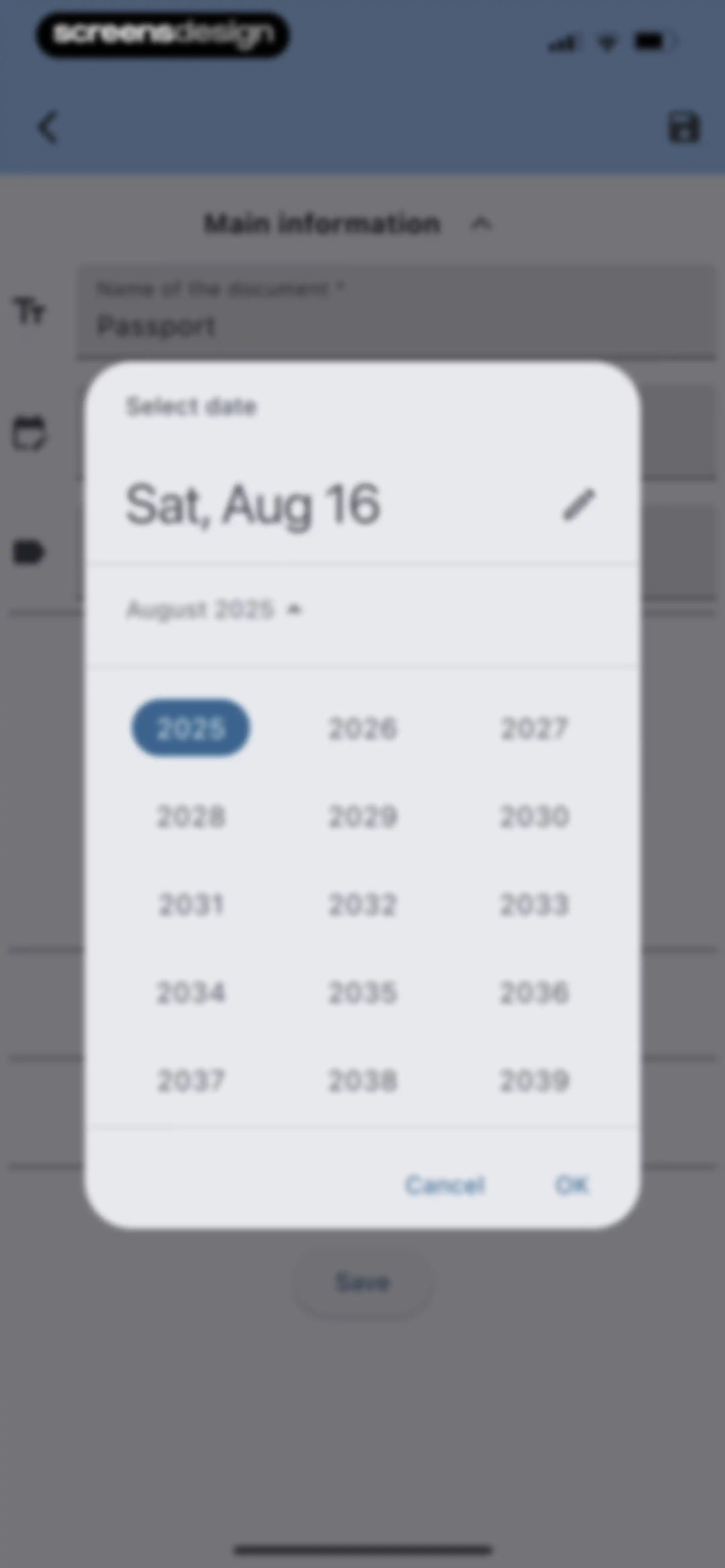 ExpiNotif: Expiration dates screen 6