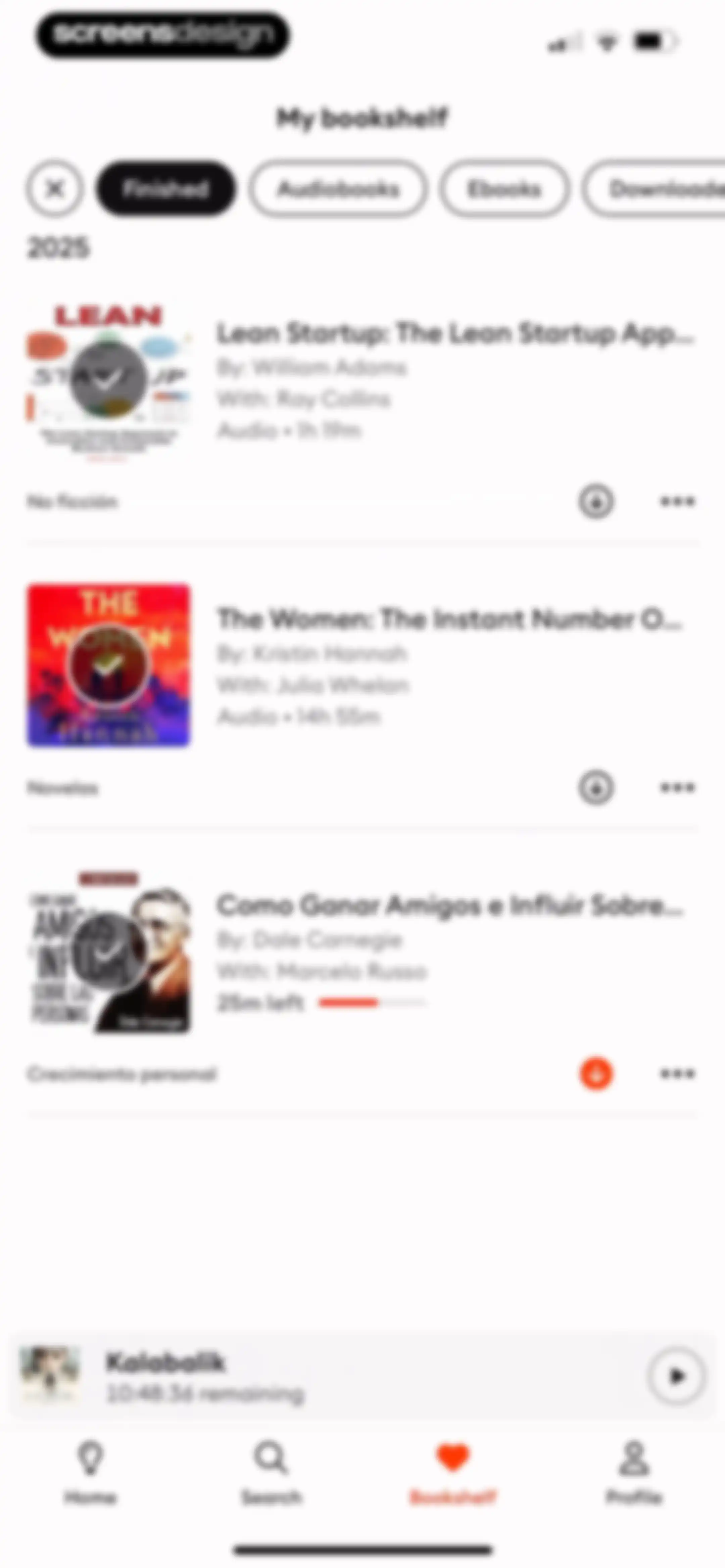 Storytel - Audiobooks Library screen 98