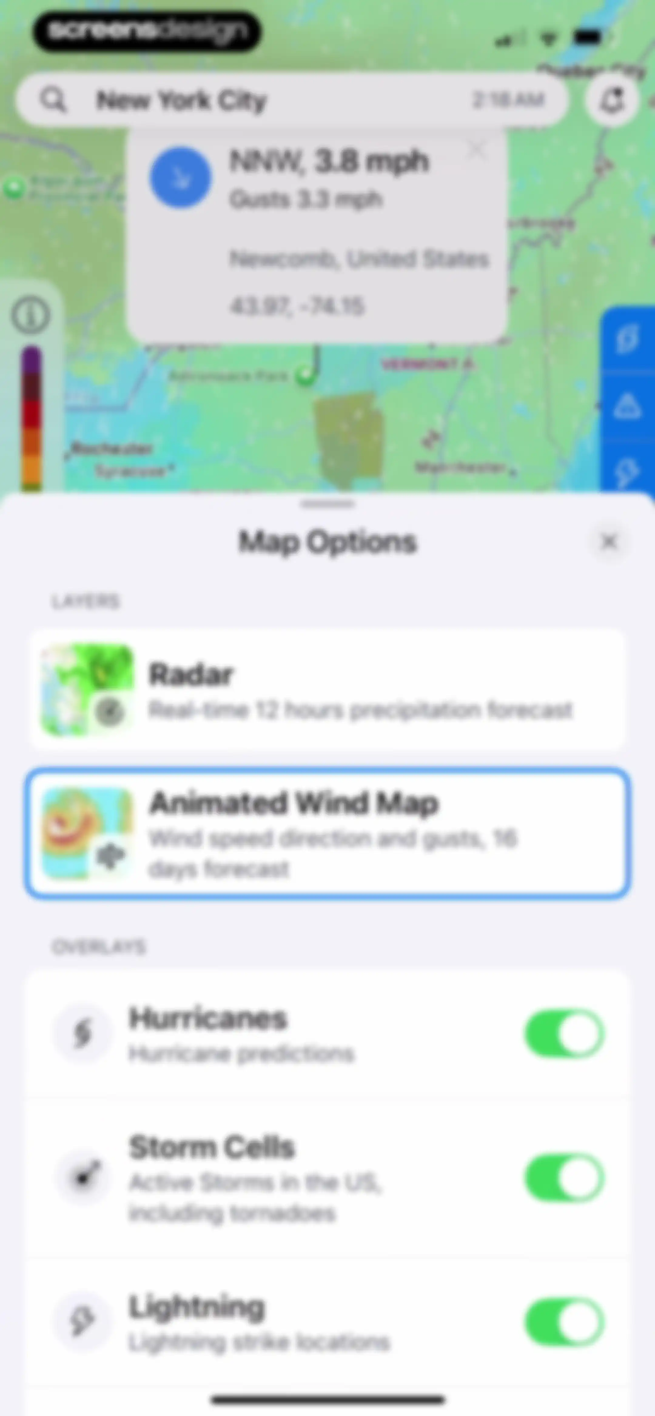 Weather Radar - NOAA Channel screen 50