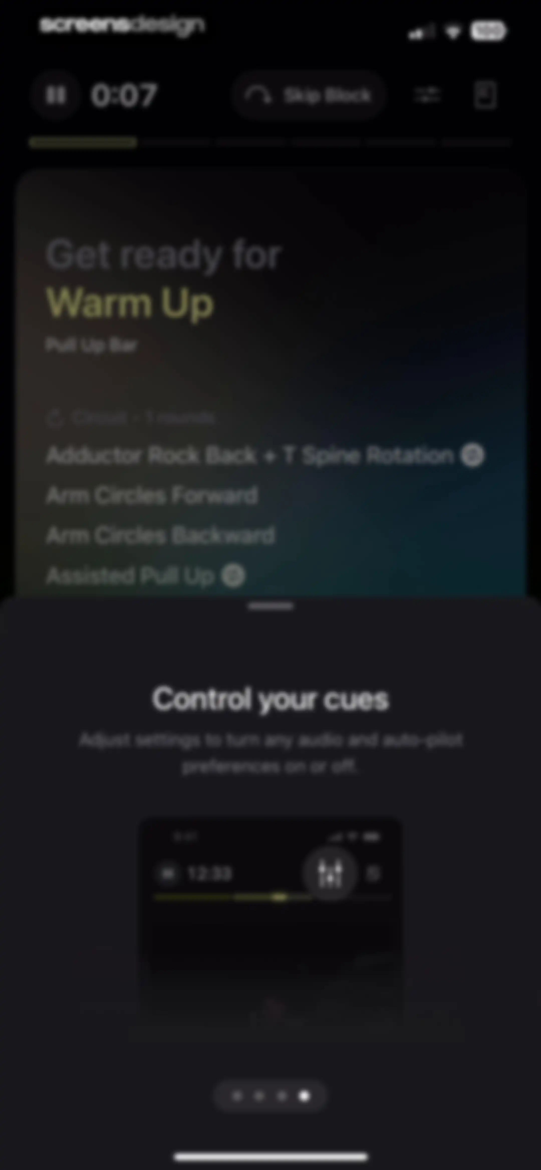 Peloton Strength+ screen 54