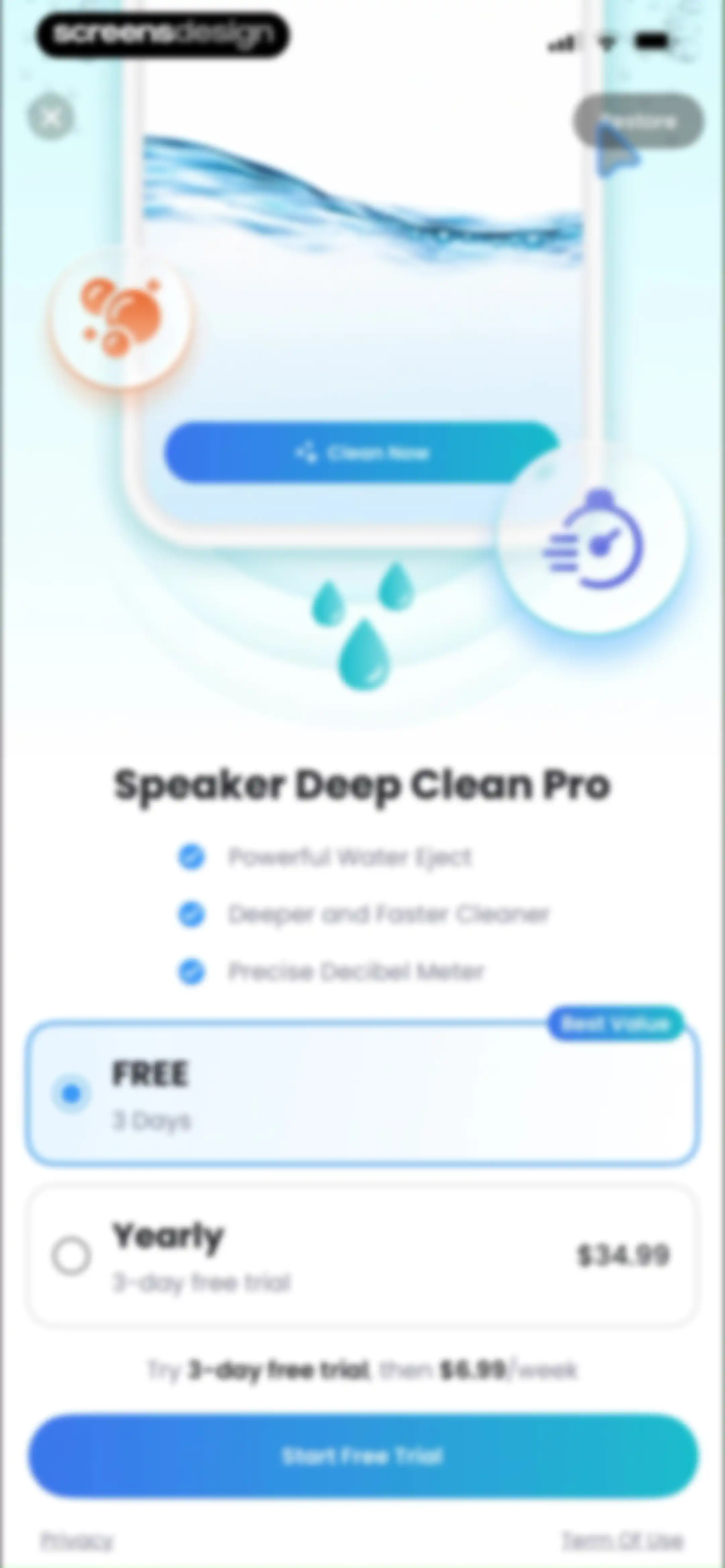 Speaker Cleaner: Eject Water screen 43