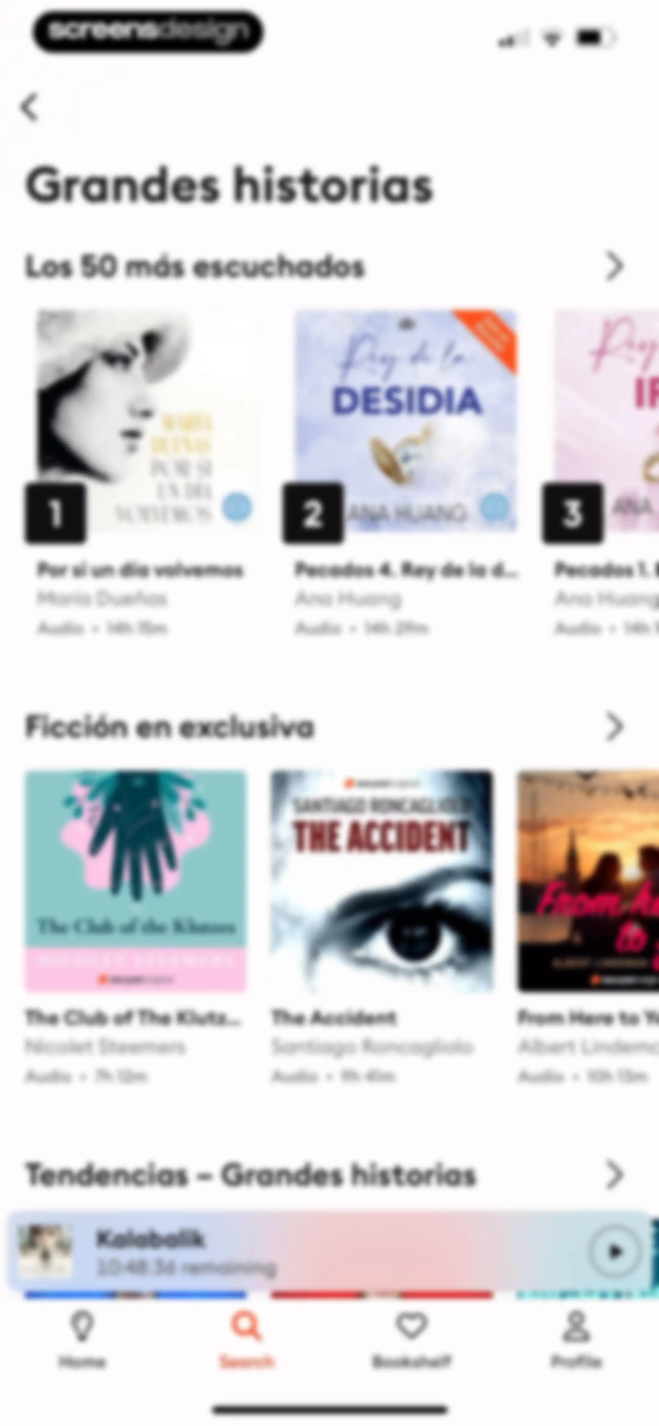 Storytel - Audiobooks Library screen 86