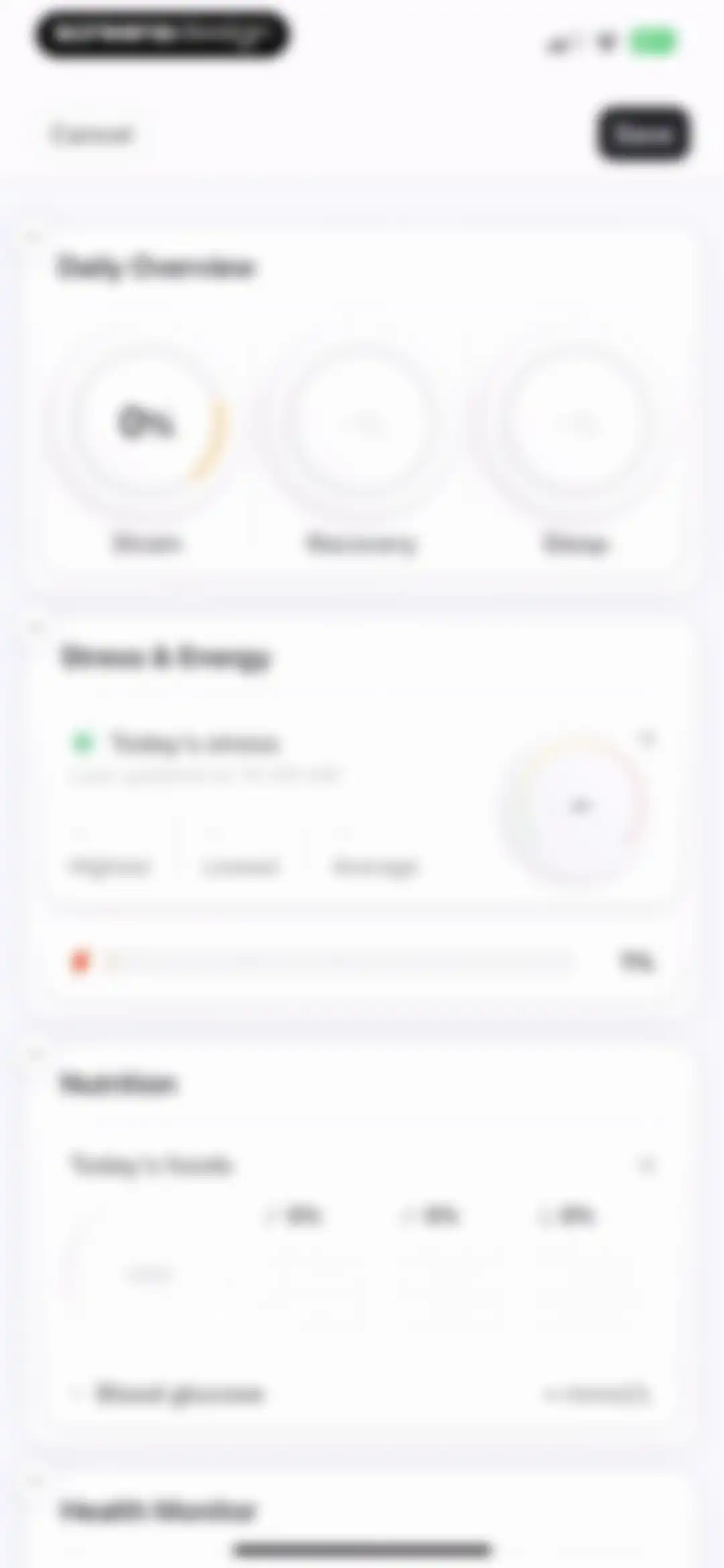 Bevel: AI Health Coach screen 121