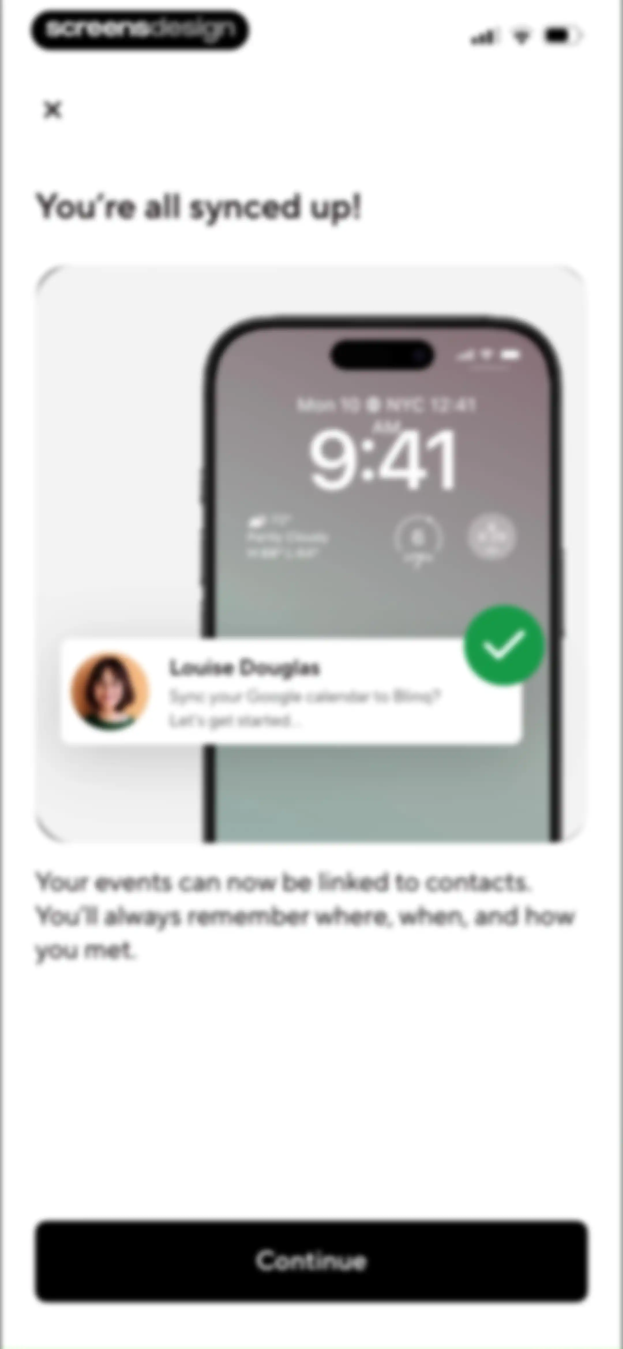 Blinq: Digital Business Card screen 111