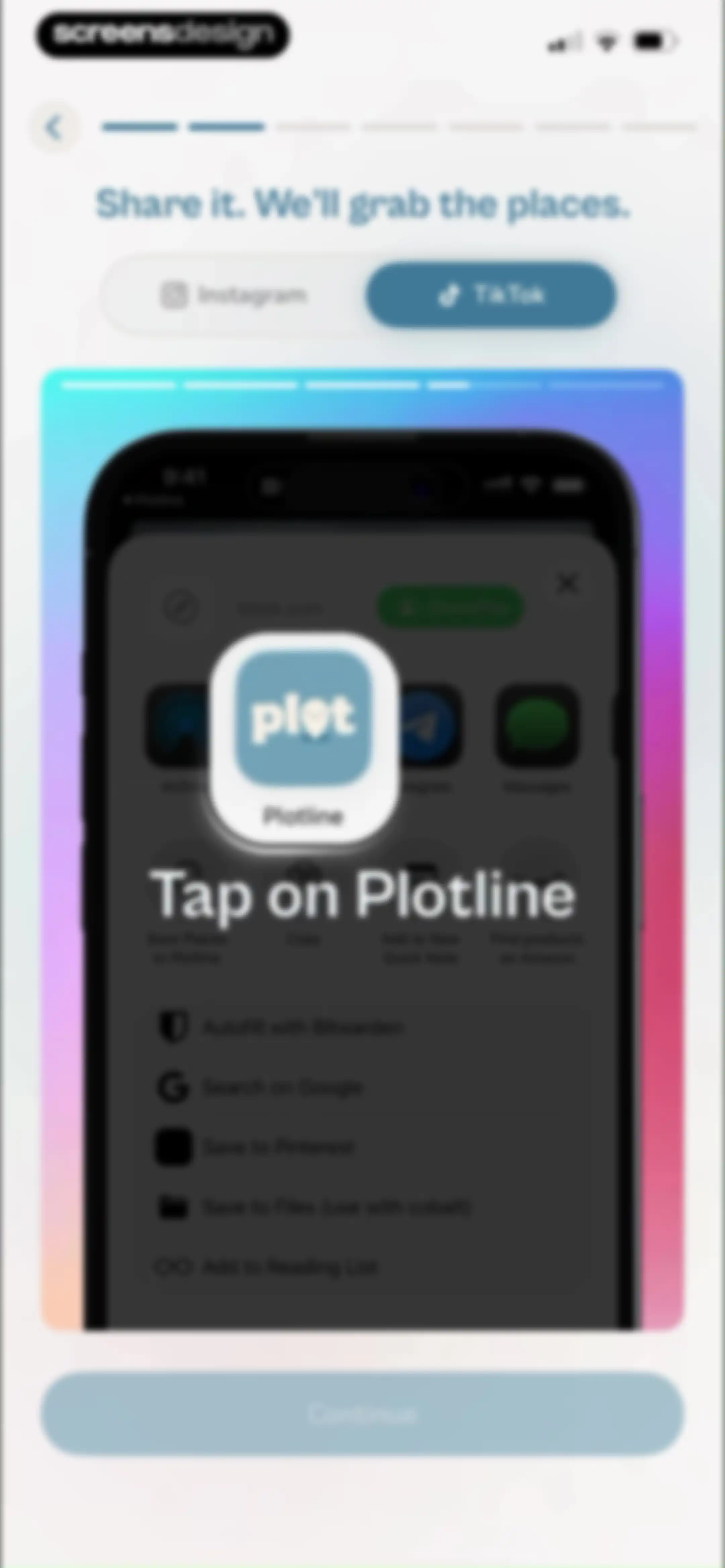 Plotline: Travel Map & Planner screen 7