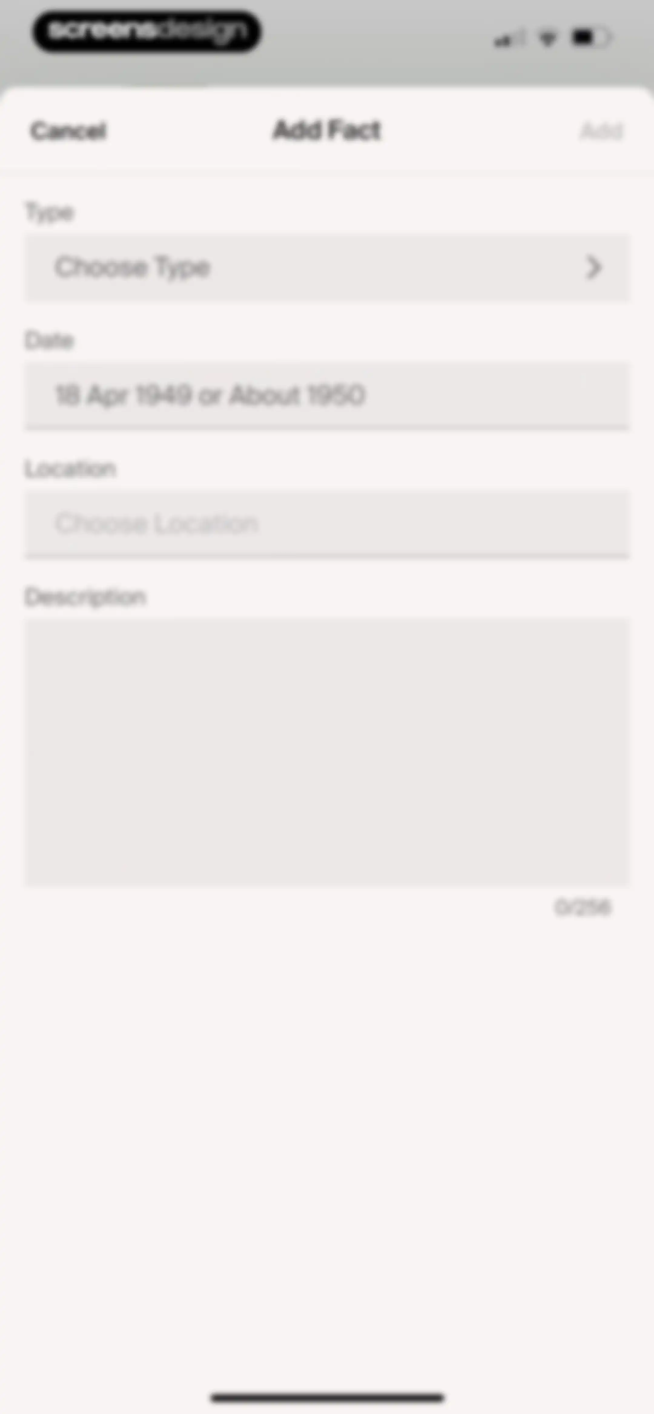 Ancestry: Family History & DNA screen 74