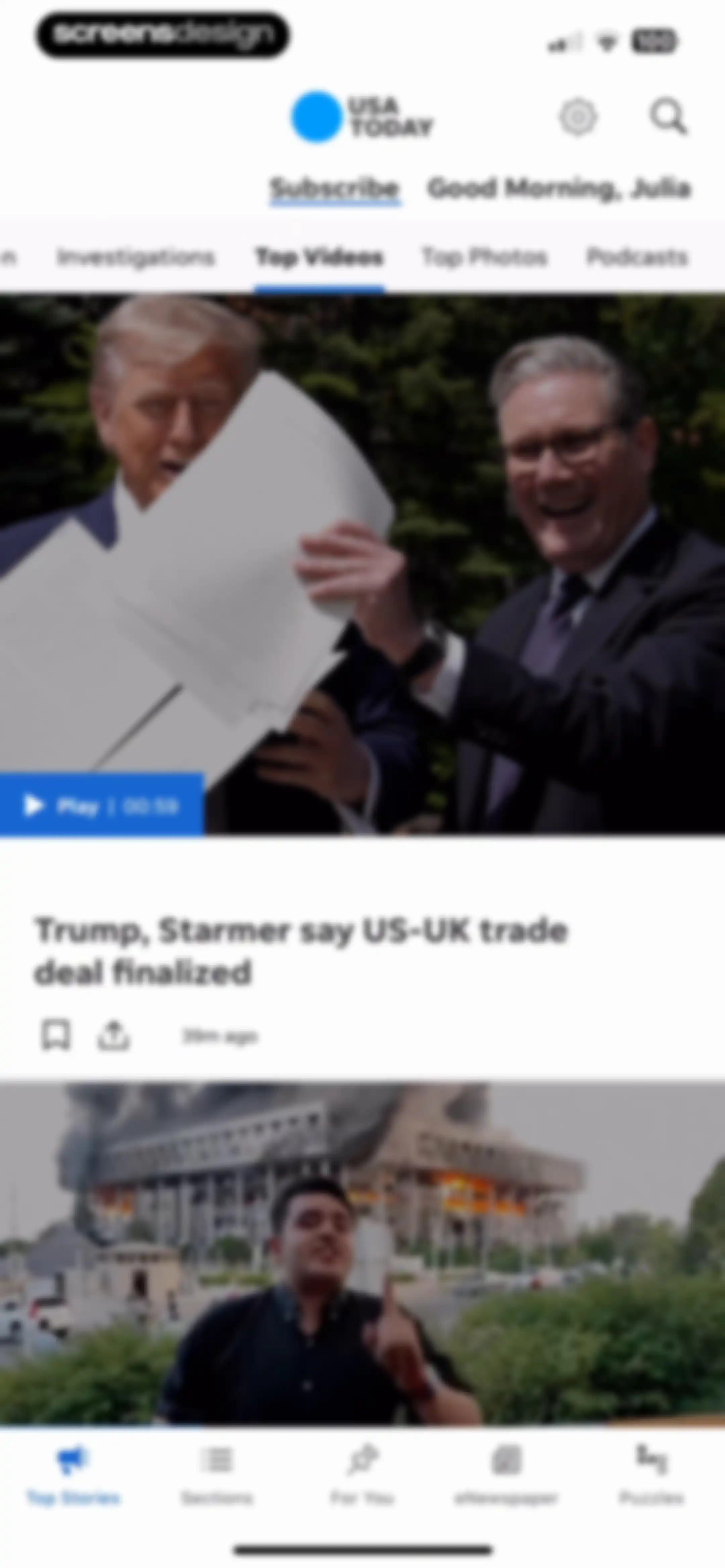 USA TODAY: US & Breaking News screen 36