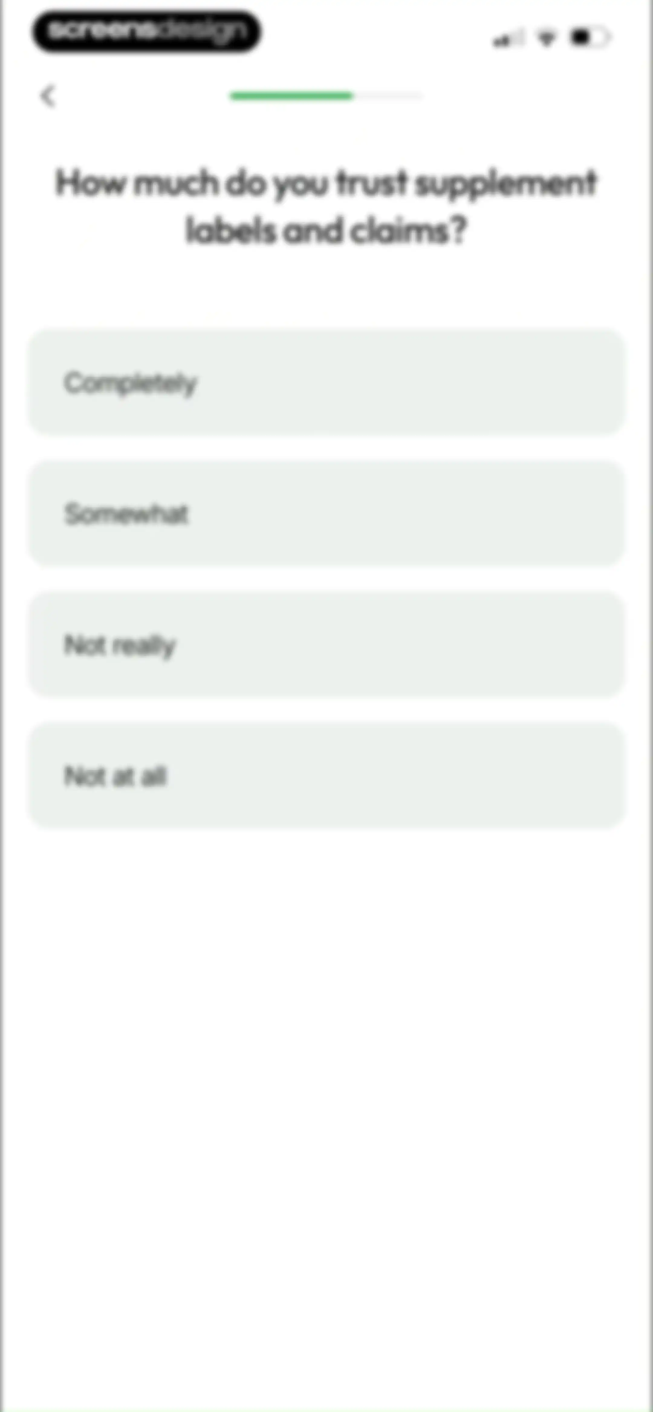 Prove It - Supplement Scanner screen 22