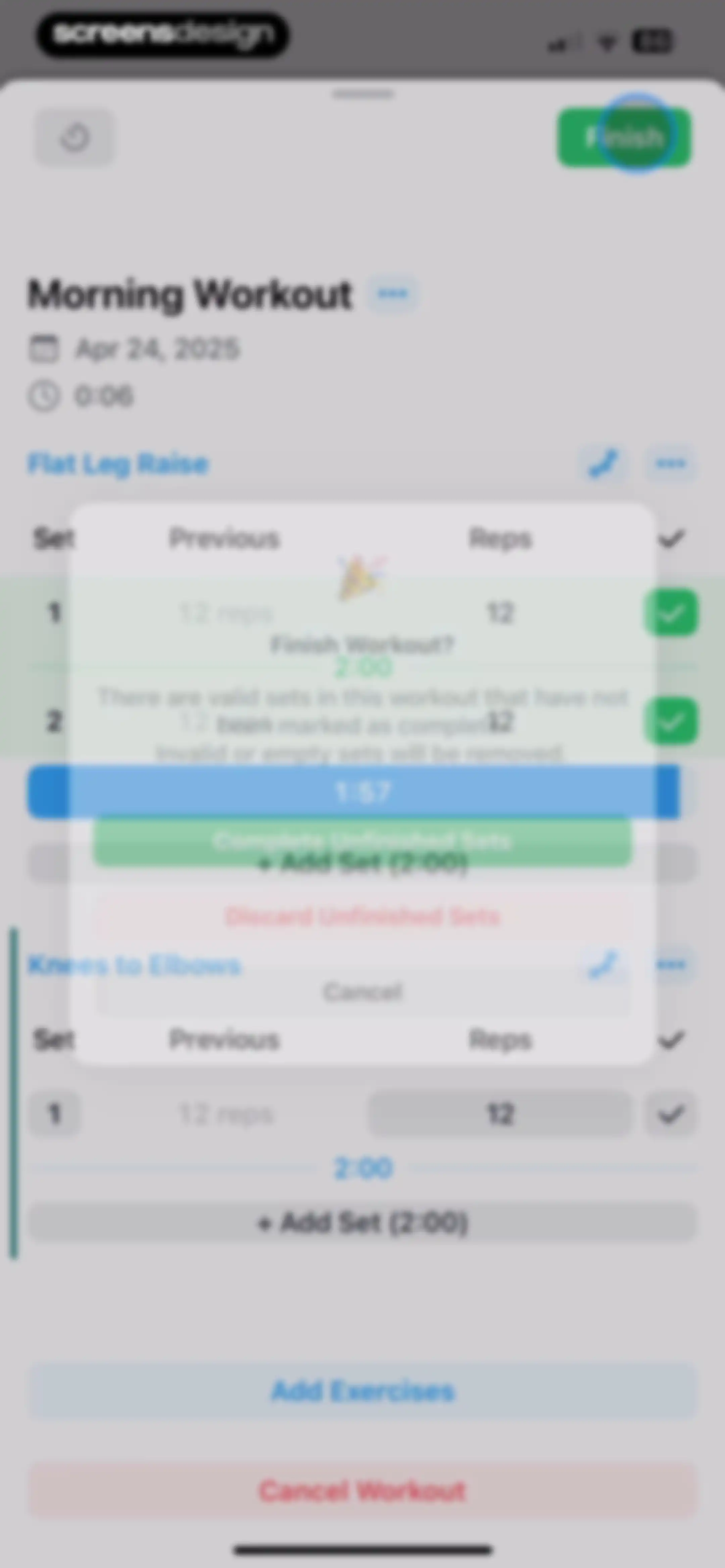 Strong Workout Tracker Gym Log screen 101