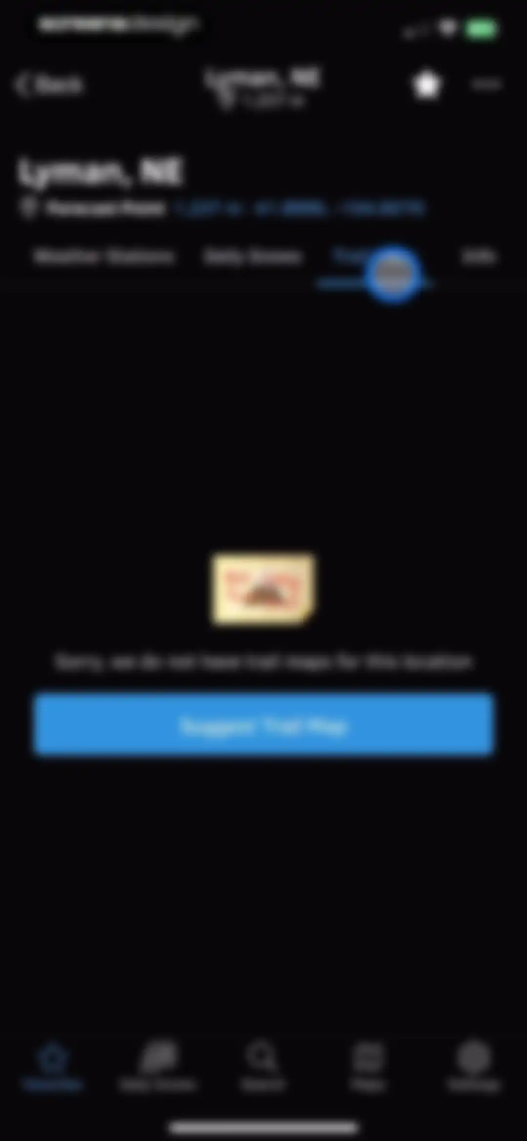 OpenSnow screen 34