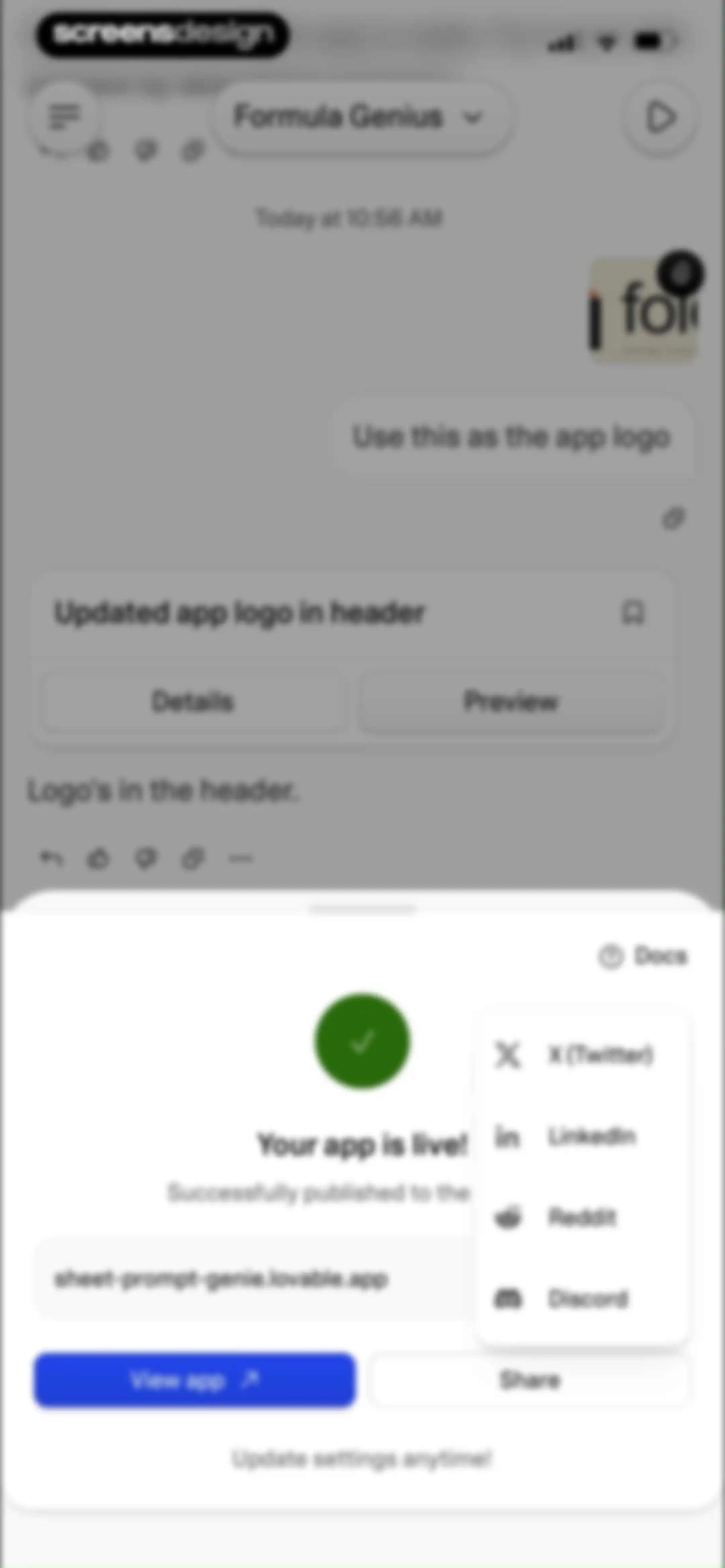 Lovable: Build Apps With AI screen 55