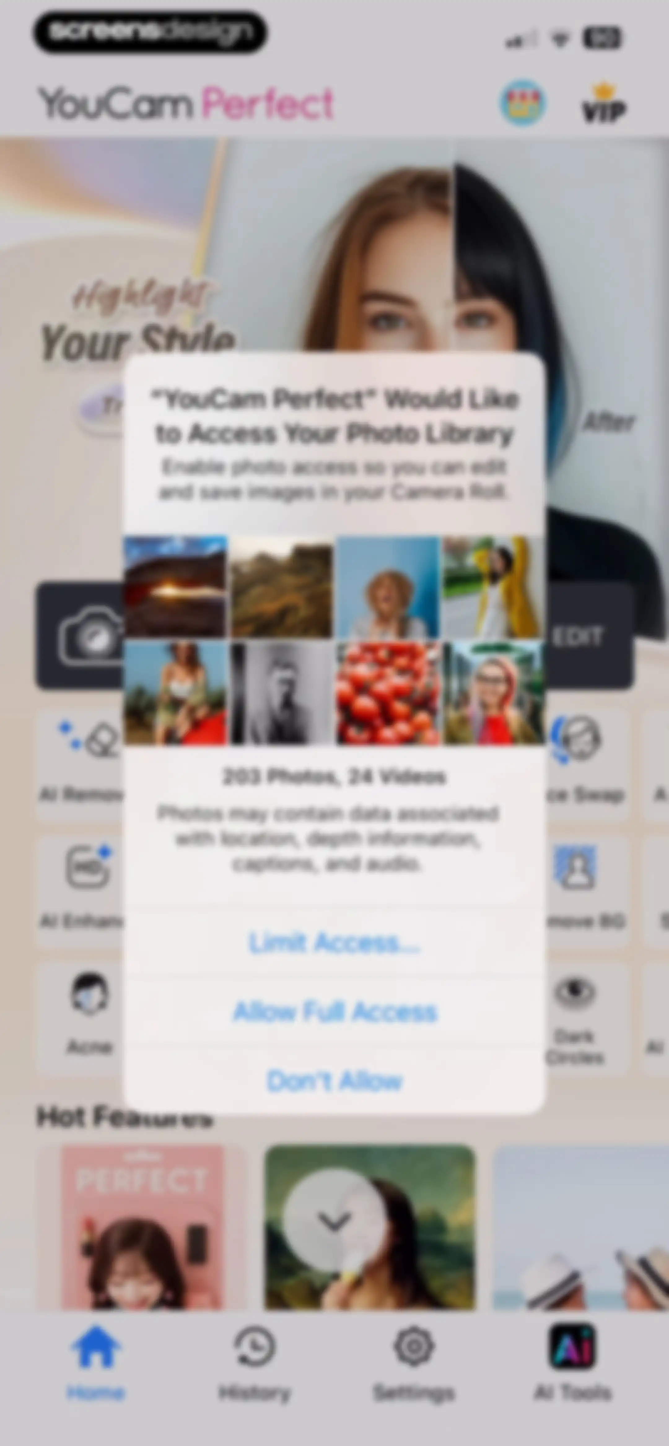 YouCam Perfect:AI Photo Editor screen 15