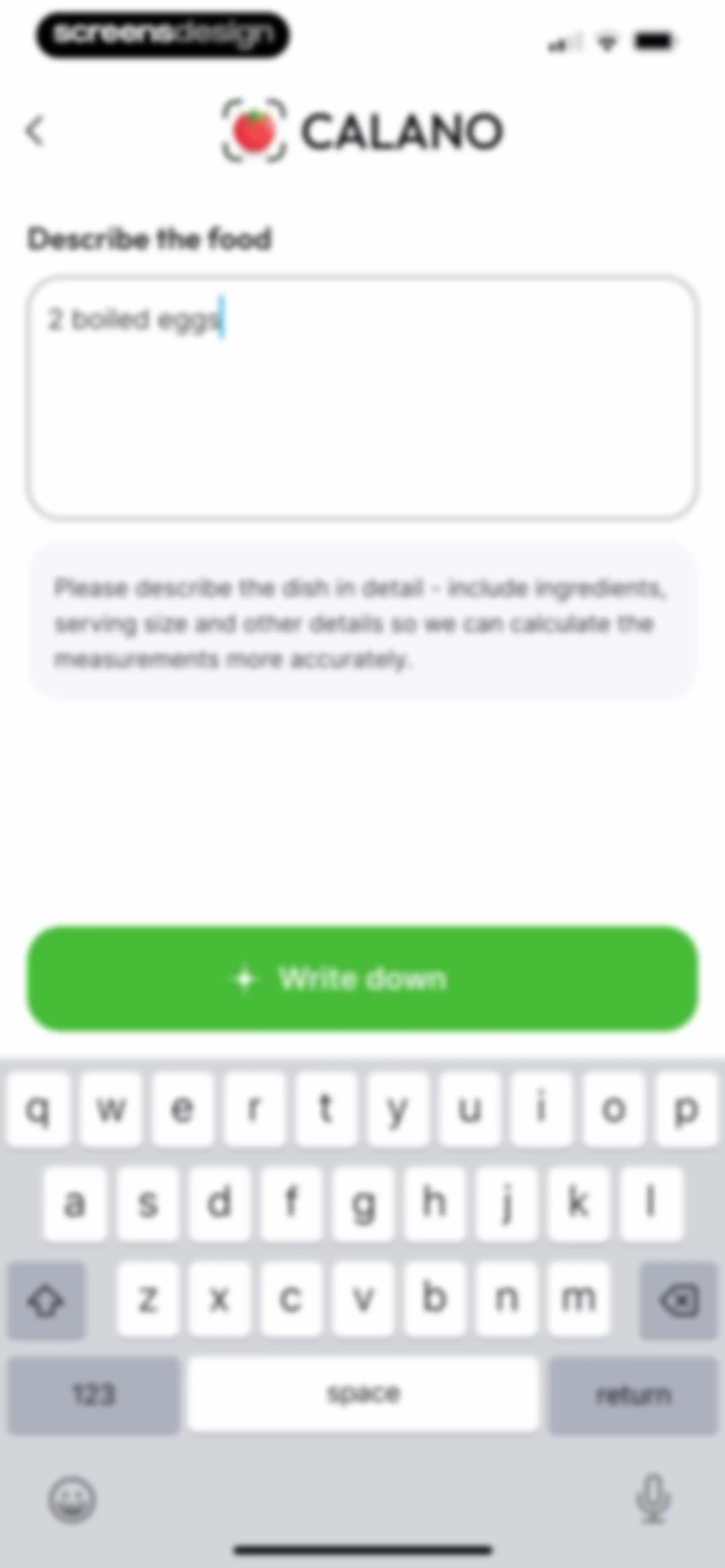 CALANO — Calorie Tracker screen 70