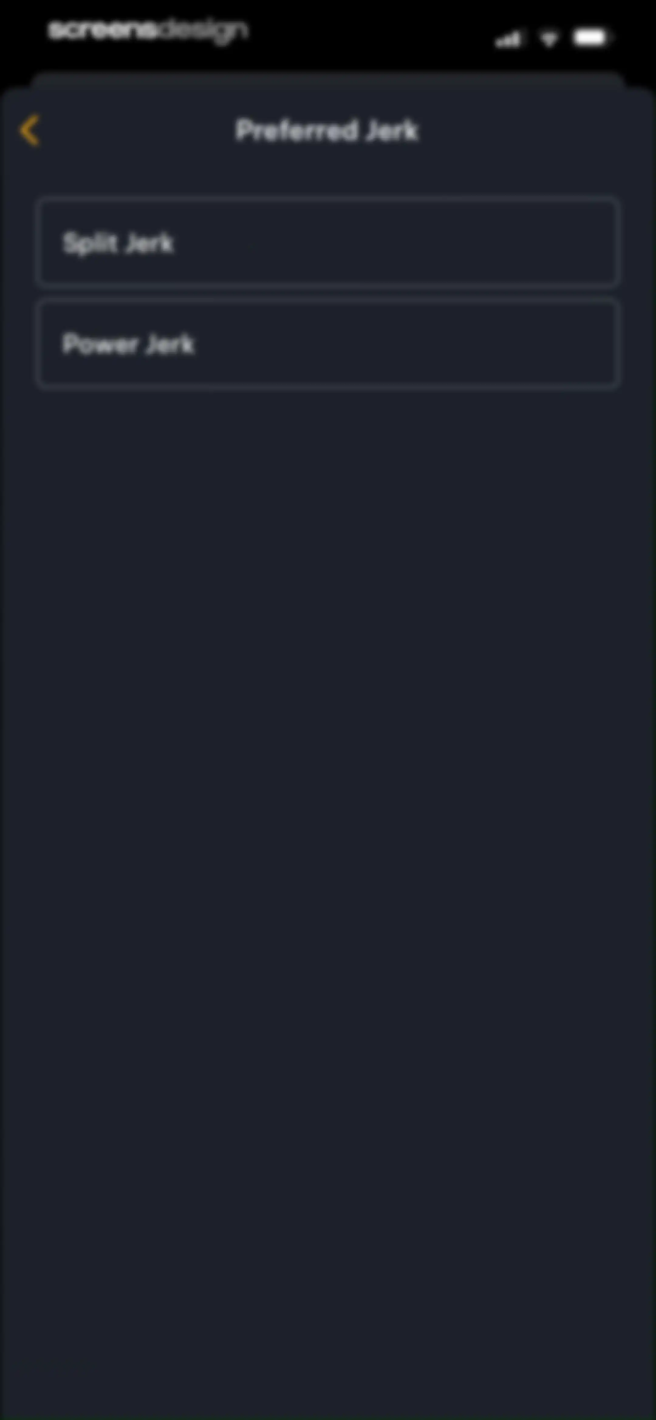 Peak Strength screen 69
