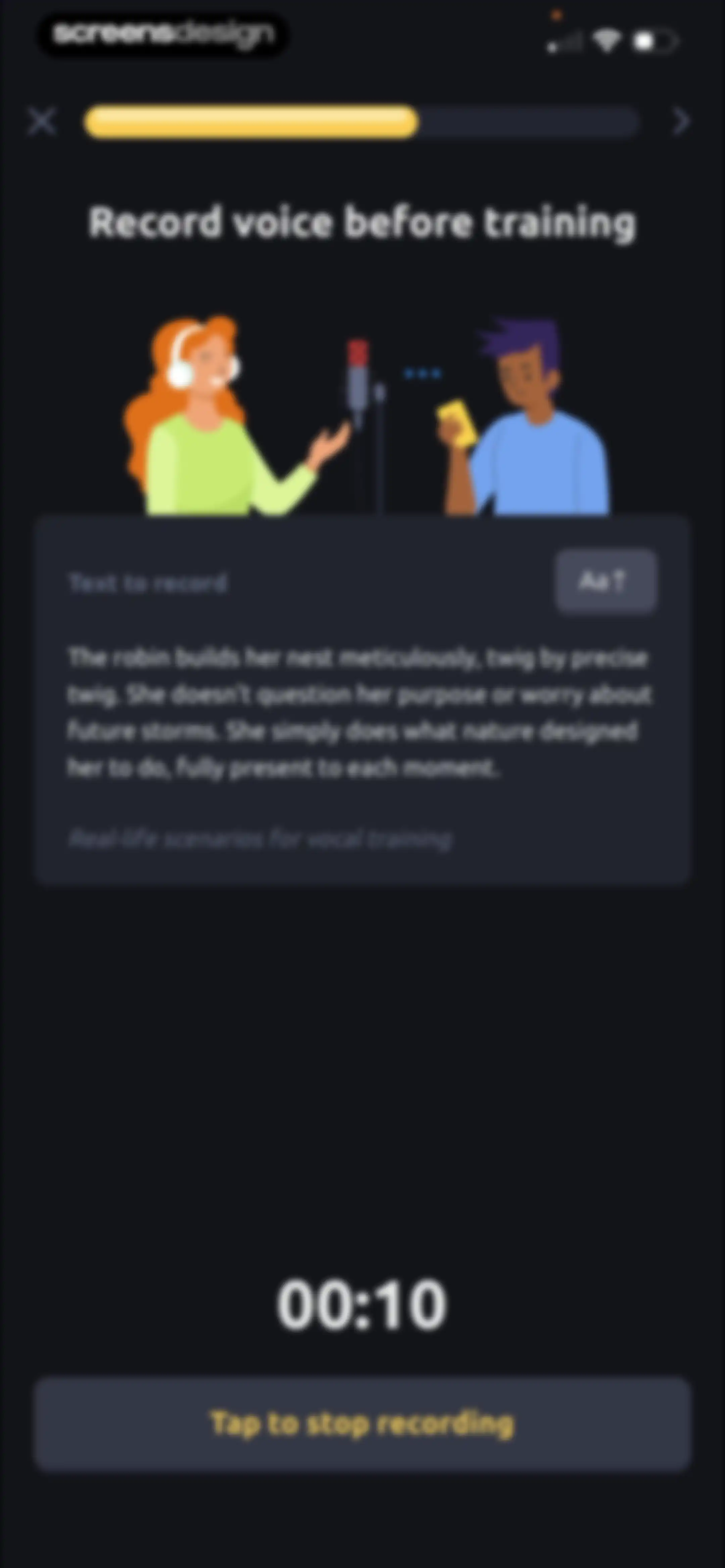 Vocal Image: AI Speaking Coach screen 127