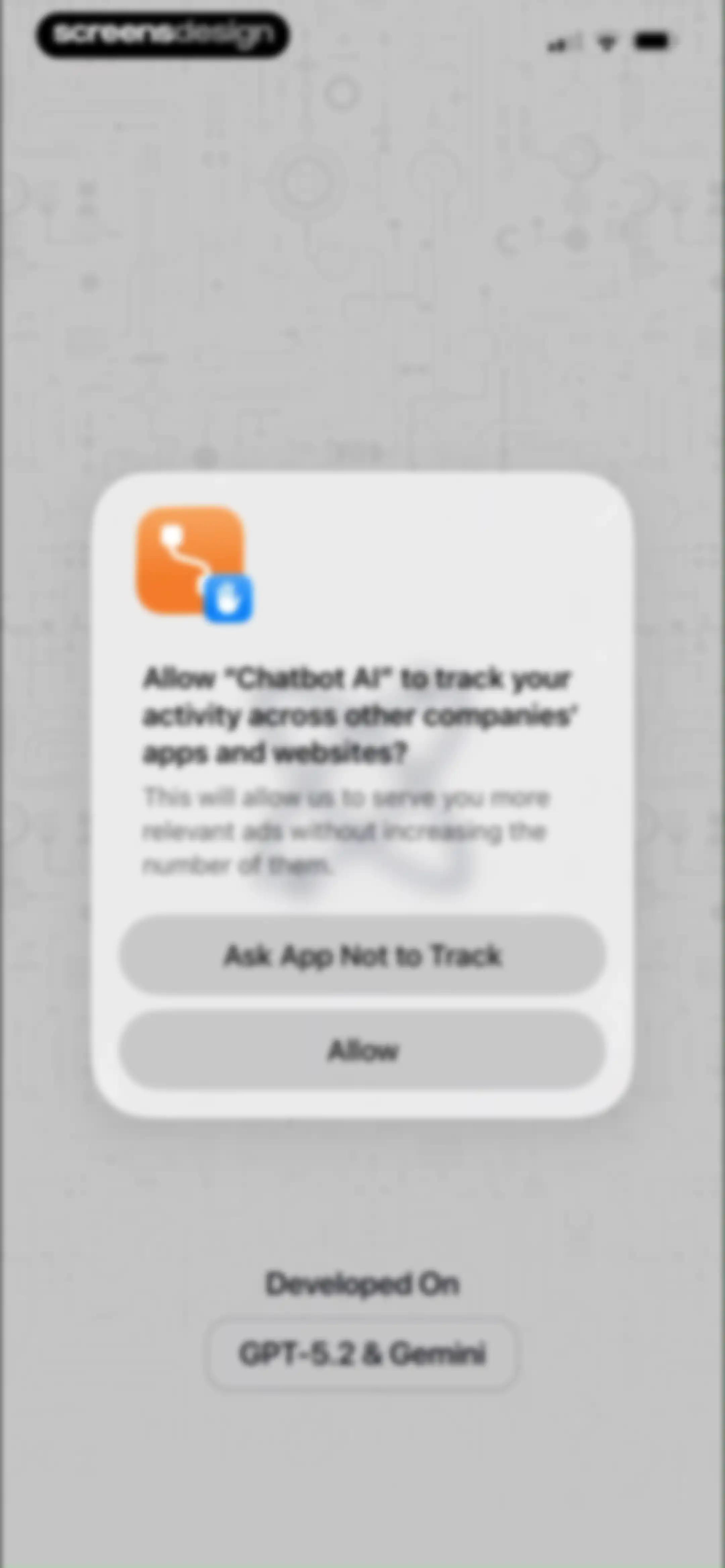 Chatbot AI - Smart Search Bot screen 2