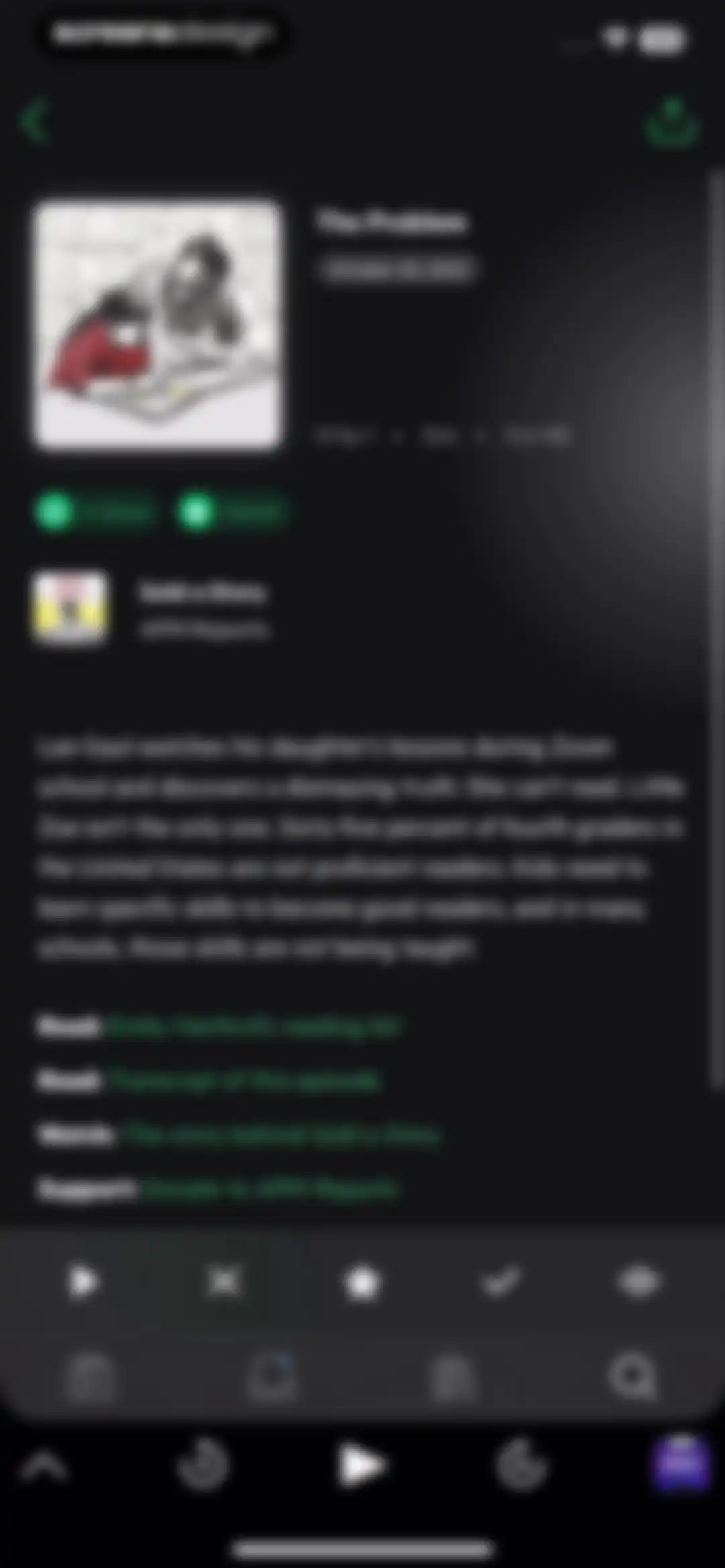 Castro: Podcast App & Player screen 43