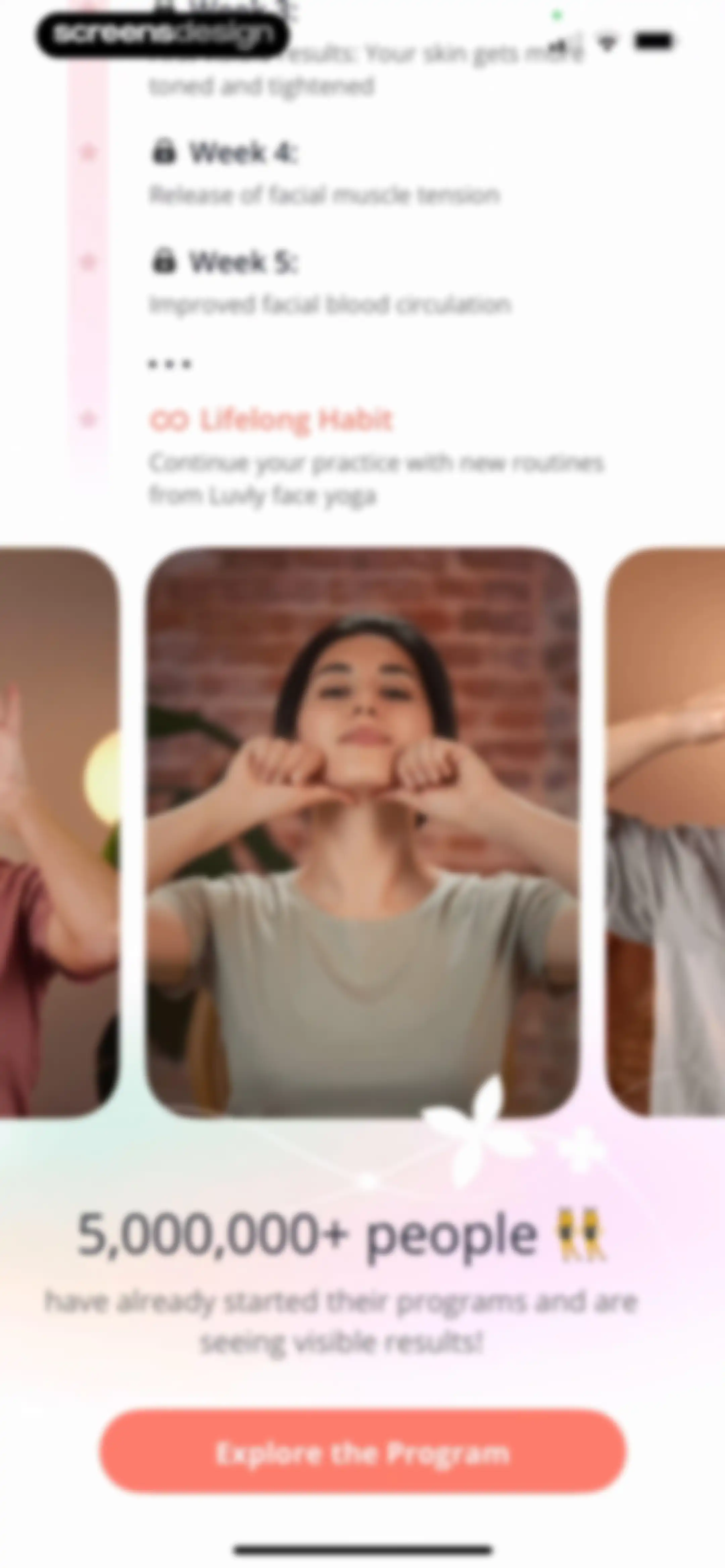 Luvly: Face Yoga Exercises screen 45