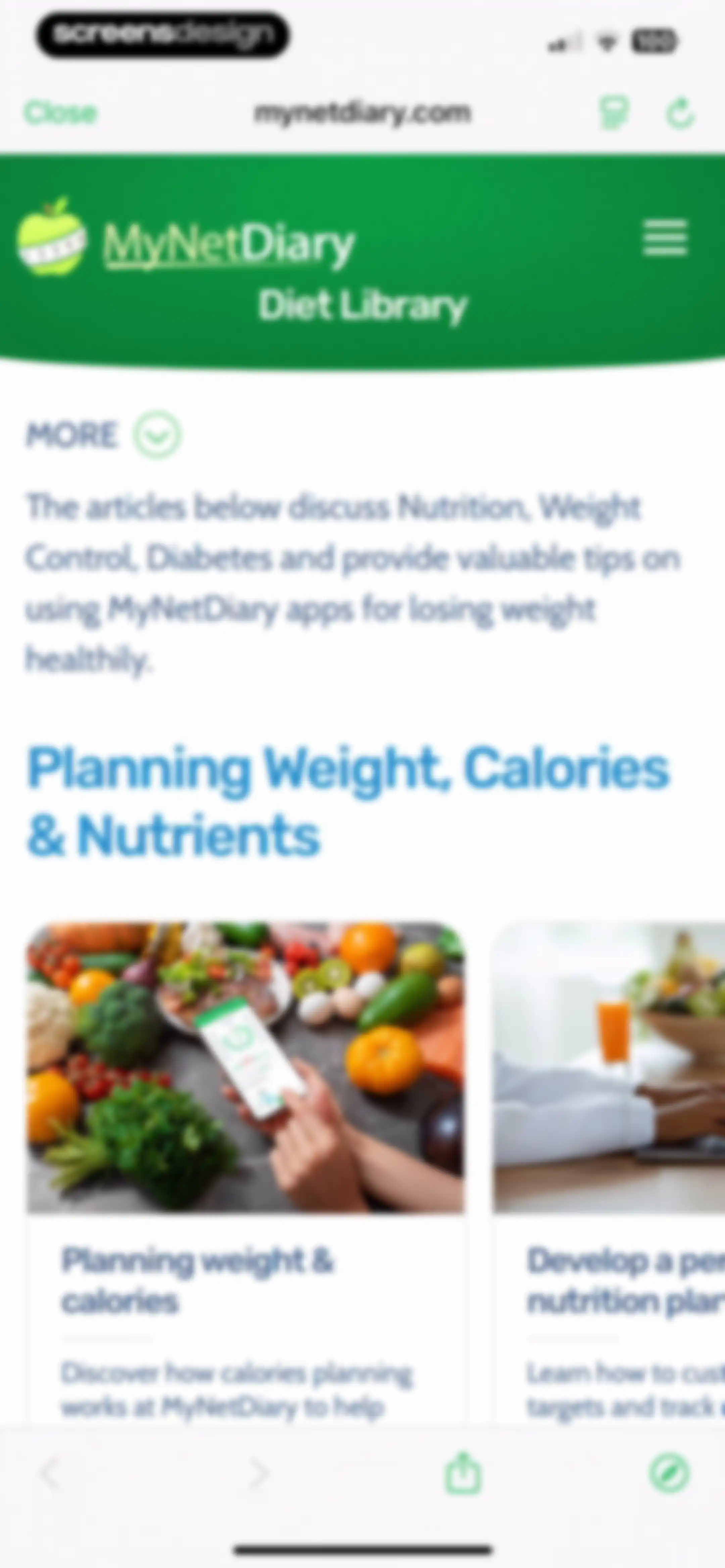 Calorie Counter - MyNetDiary screen 188